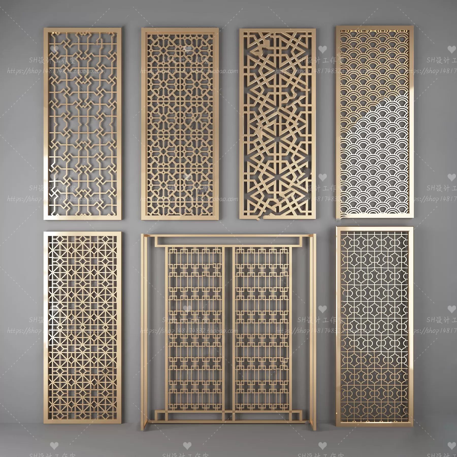 Screen Partition 3D Models – 0120 Screen Partition 3D Models – 0120