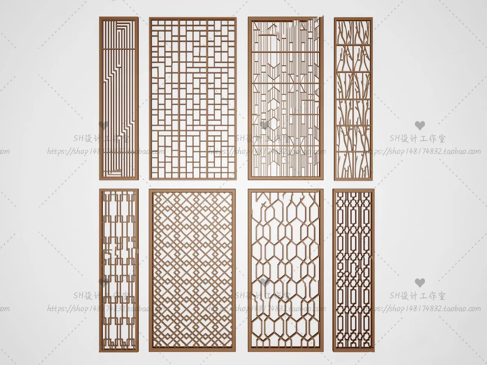 Screen Partition 3D Models – 0124 Screen Partition 3D Models – 0124