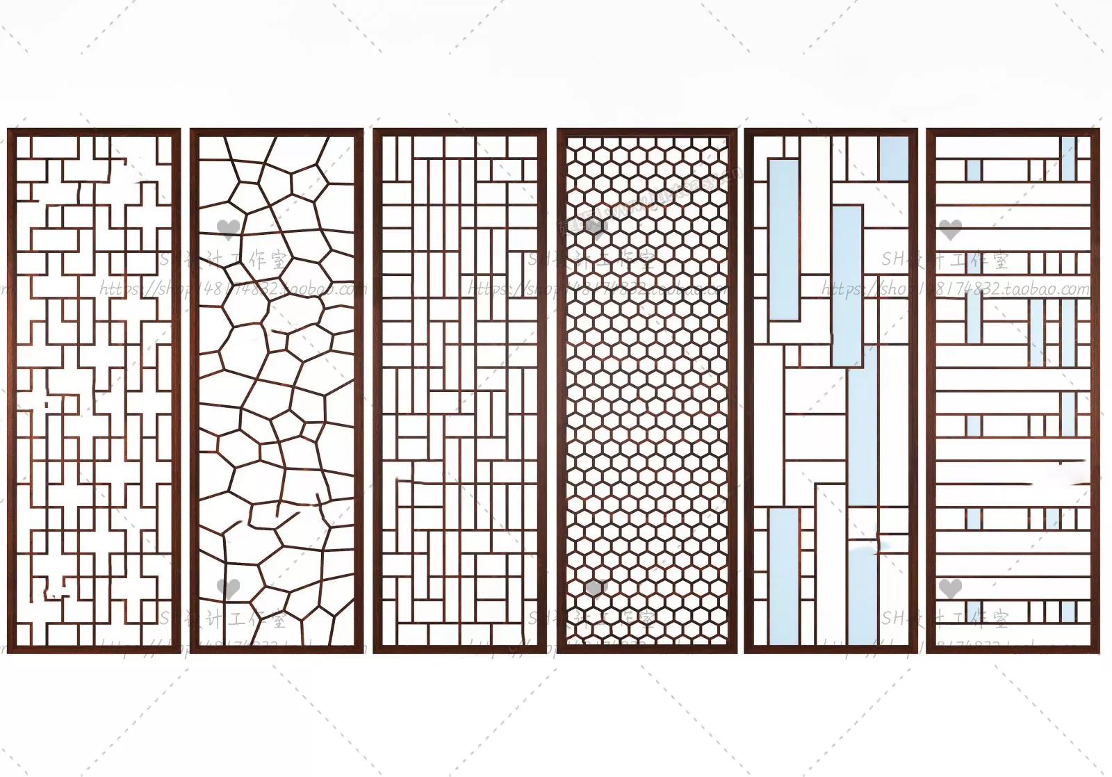 Screen Partition 3D Models – 0126 Screen Partition 3D Models – 0126