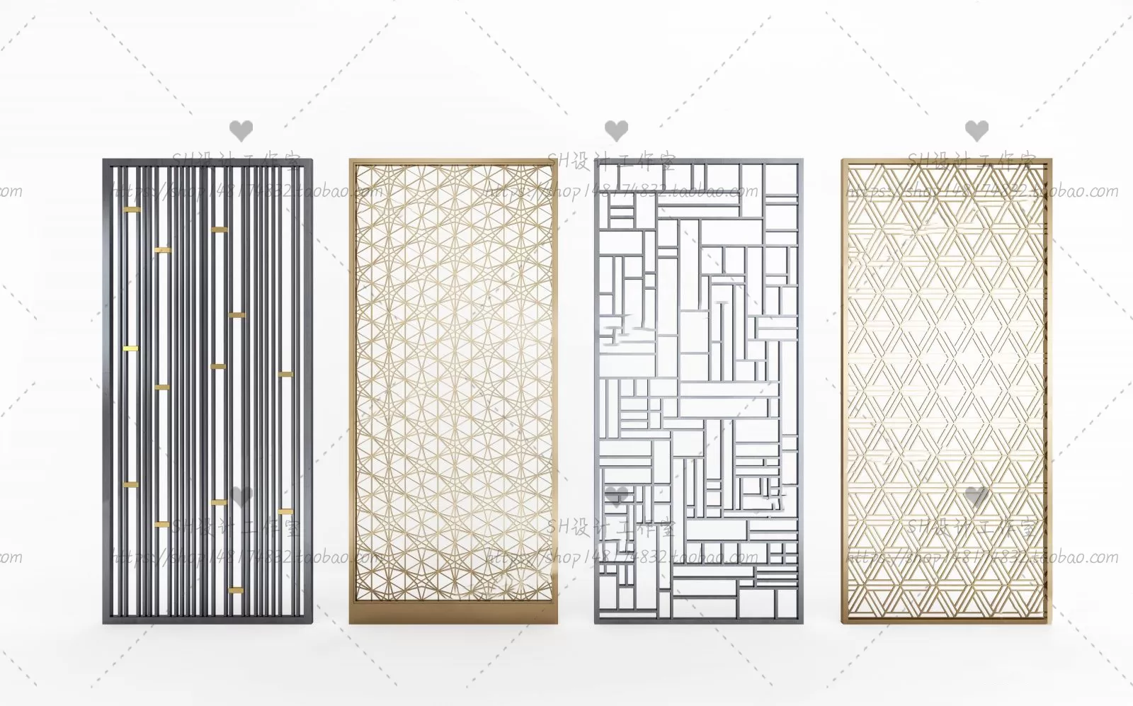 Screen Partition 3D Models – 0127 Screen Partition 3D Models – 0127