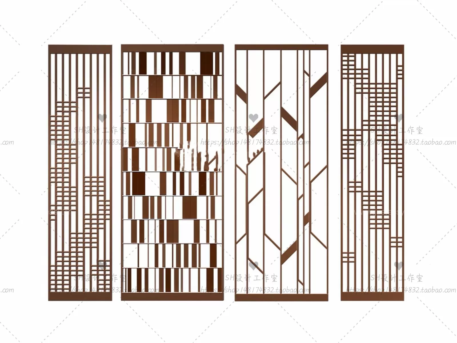 Screen Partition 3D Models – 0129 Screen Partition 3D Models – 0129