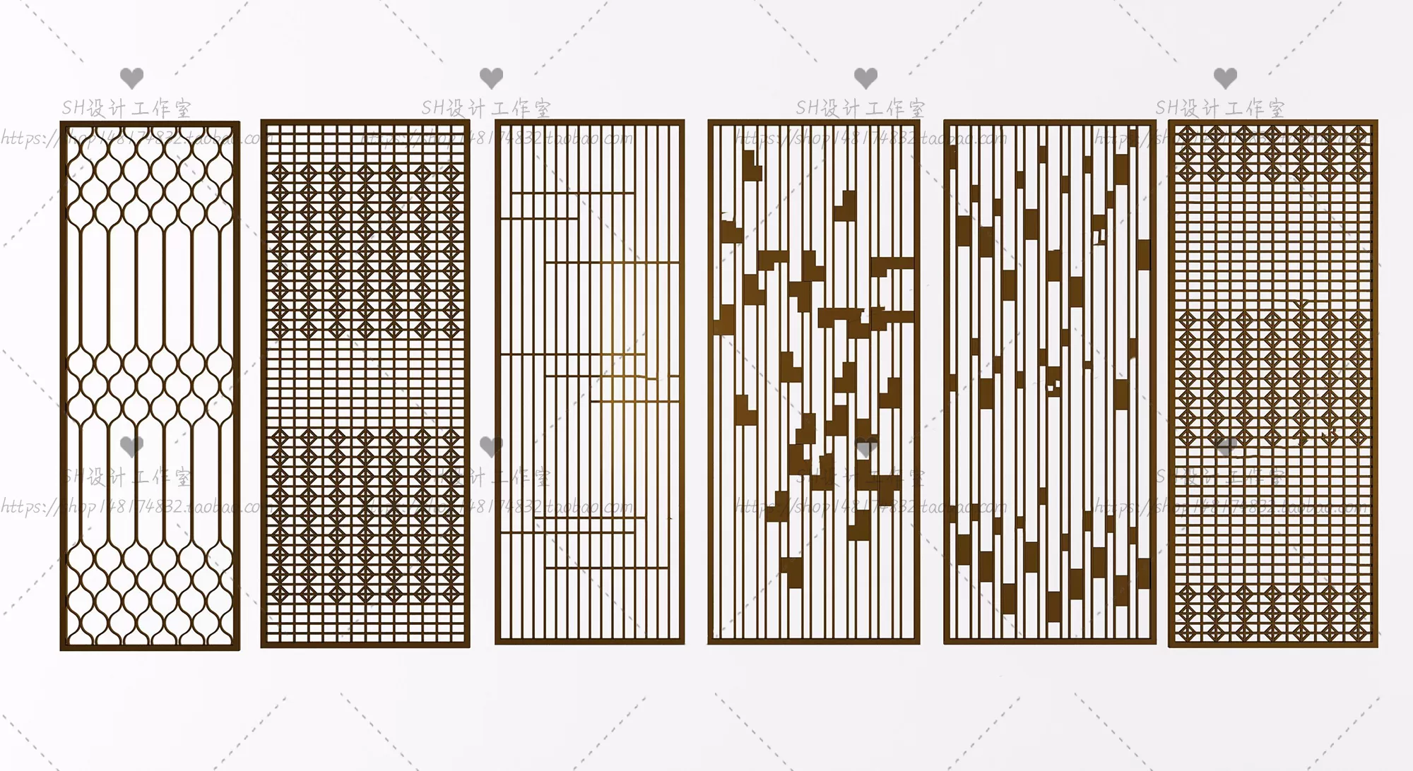 Screen Partition 3D Models – 0133 Screen Partition 3D Models – 0133