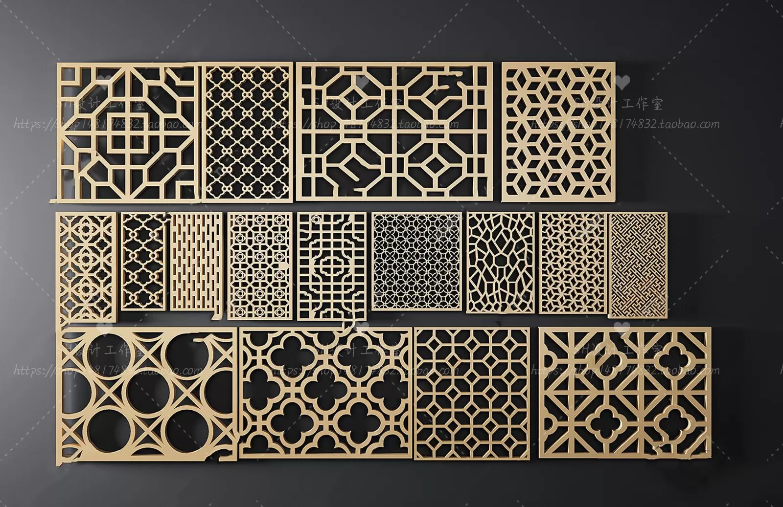 Screen Partition 3D Models – 0135 Screen Partition 3D Models – 0135