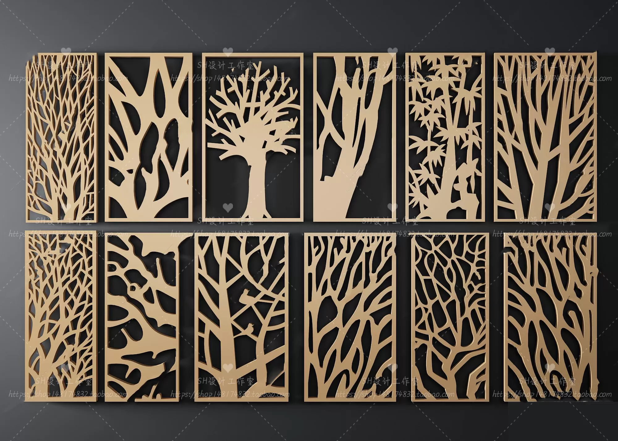 Screen Partition 3D Models – 0136 Screen Partition 3D Models – 0136