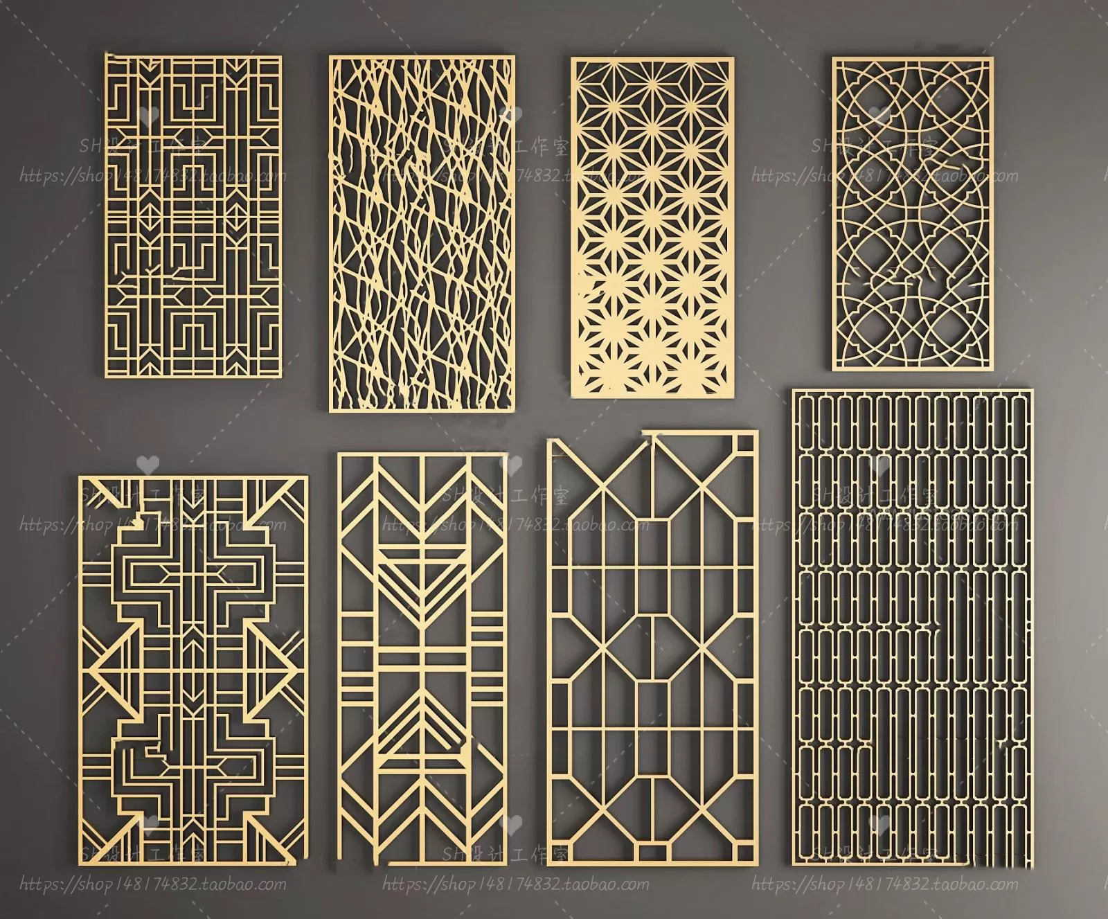 Screen Partition 3D Models – 0139 Screen Partition 3D Models – 0139