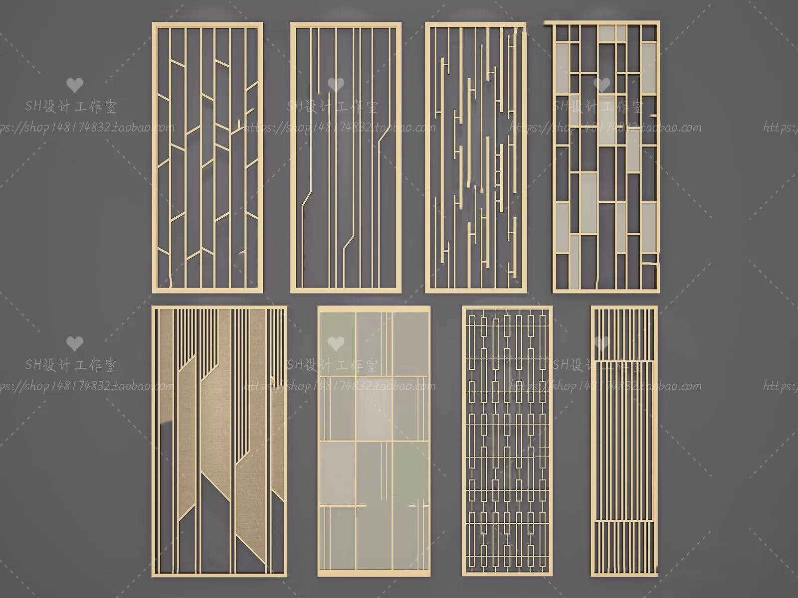 Screen Partition 3D Models – 0140 Screen Partition 3D Models – 0140