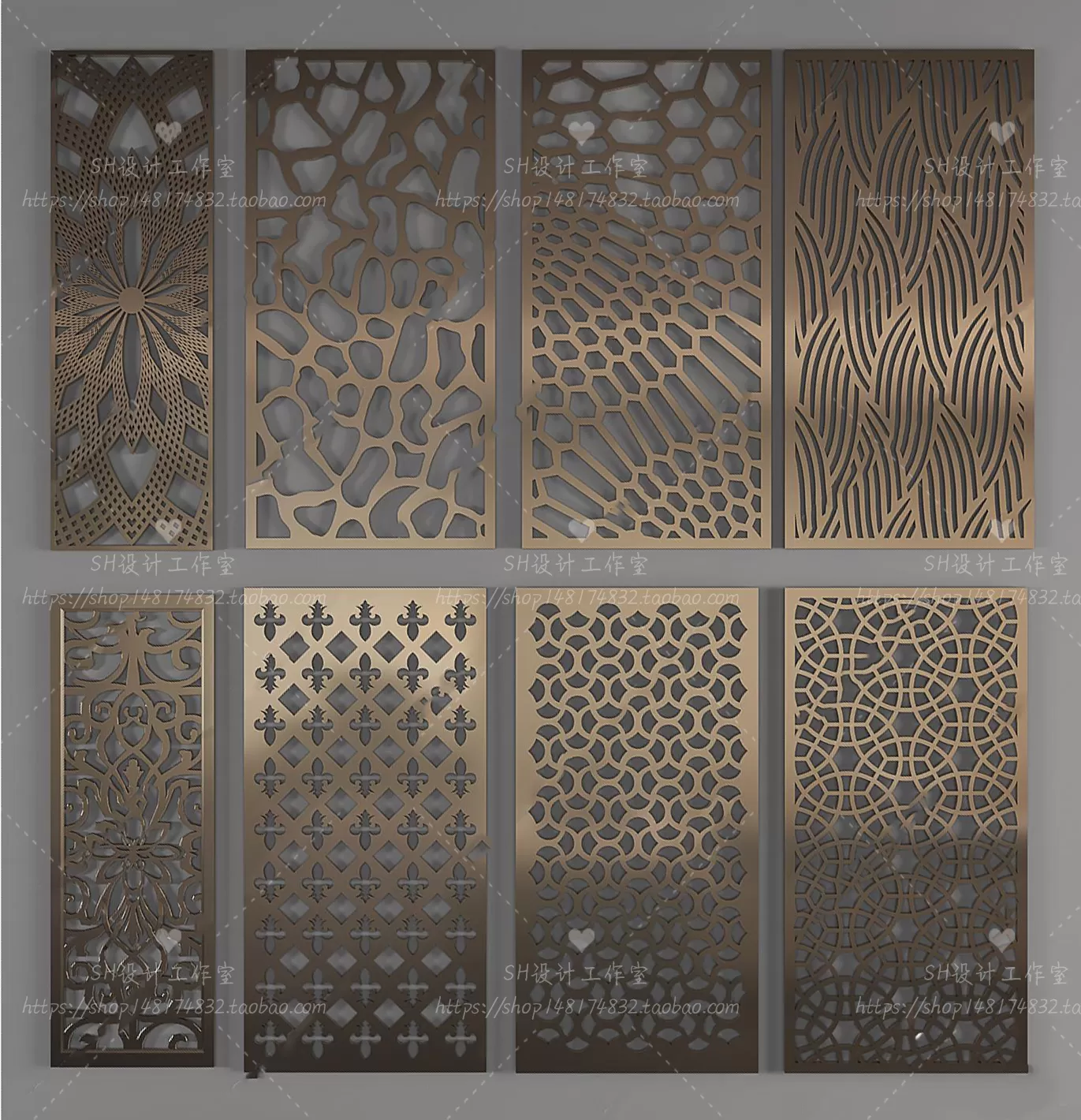 Screen Partition 3D Models – 0147 Screen Partition 3D Models – 0147