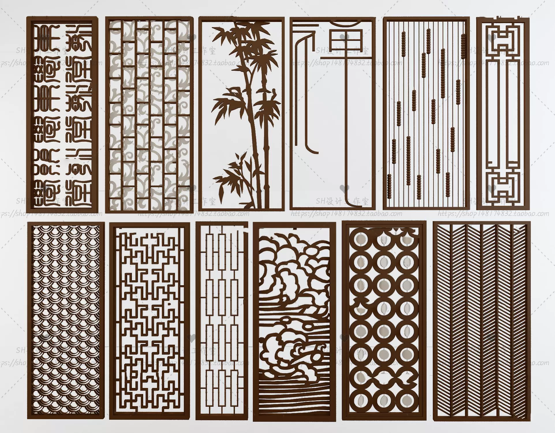 Screen Partition 3D Models – 0148 Screen Partition 3D Models – 0148