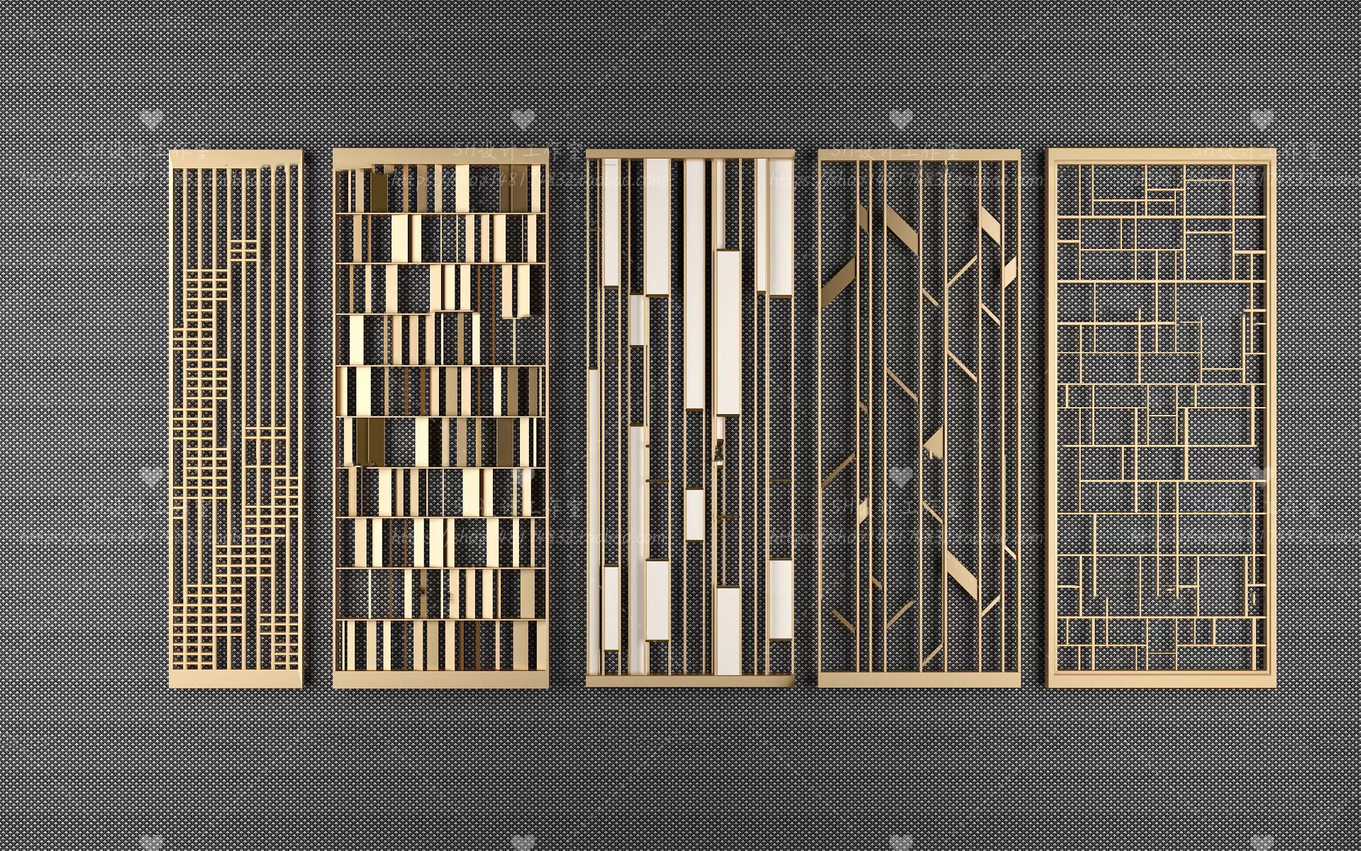 Screen Partition 3D Models – 0153 Screen Partition 3D Models – 0153