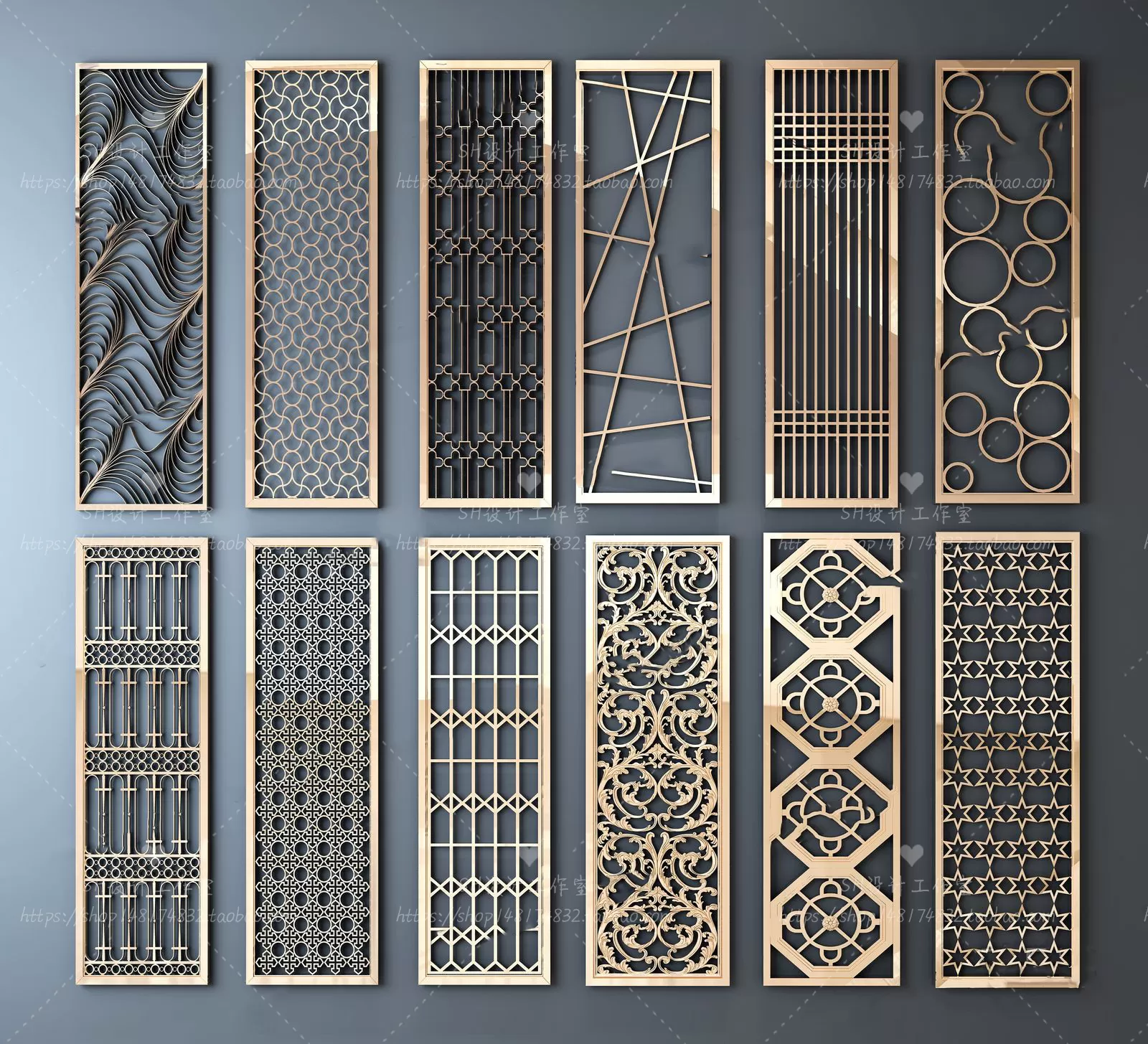 Screen Partition 3D Models – 0156 Screen Partition 3D Models – 0156