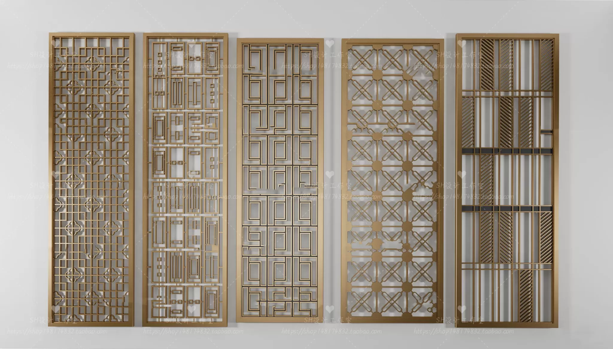 Screen Partition 3D Models – 0164 Screen Partition 3D Models – 0164