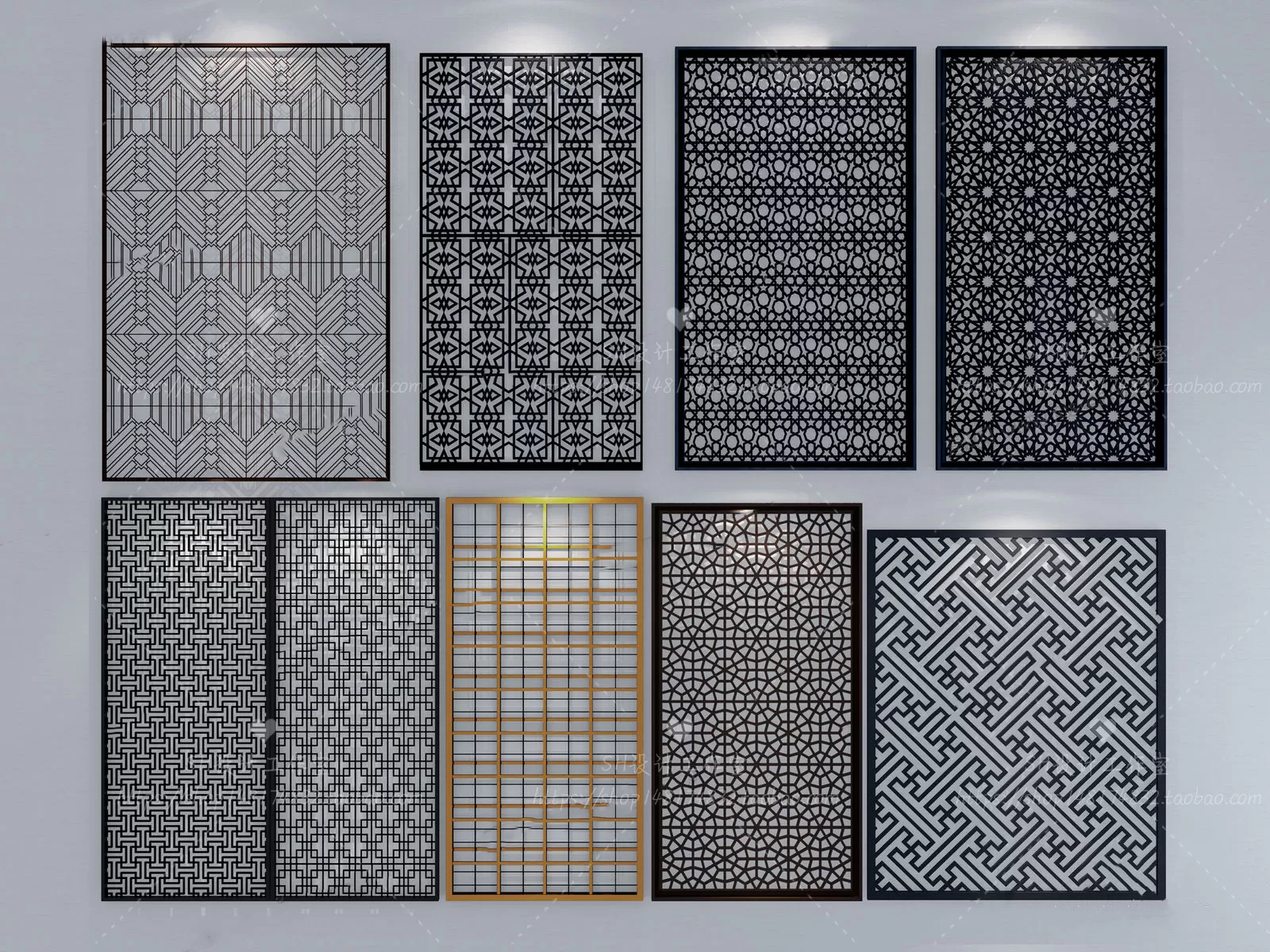 Screen Partition 3D Models – 0171 Screen Partition 3D Models – 0171