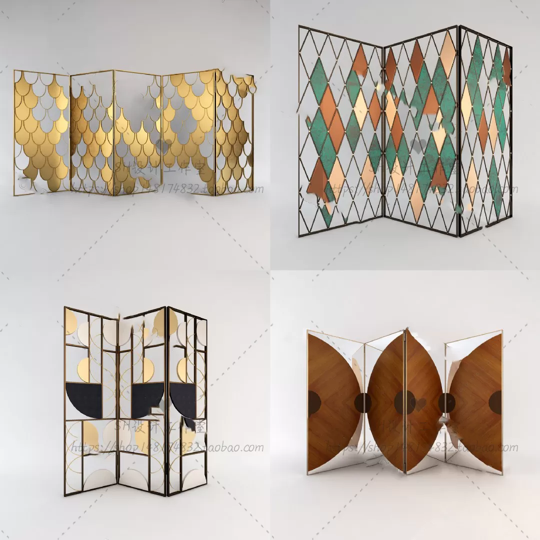 Screen Partition 3D Models – 0172 Screen Partition 3D Models – 0172