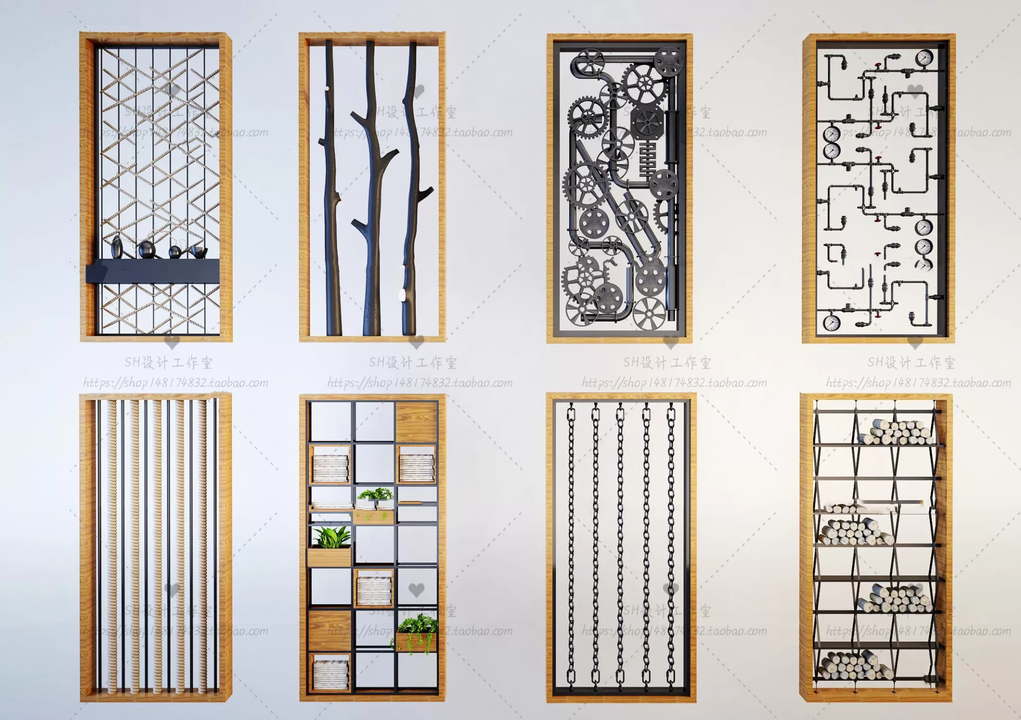 Screen Partition 3D Models – 0173 Screen Partition 3D Models – 0173