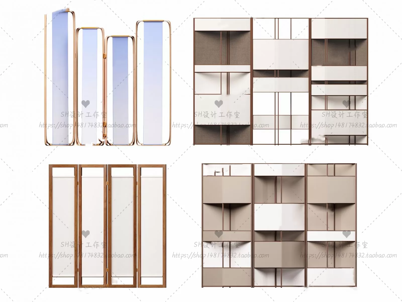 Screen Partition 3D Models – 0175 Screen Partition 3D Models – 0175