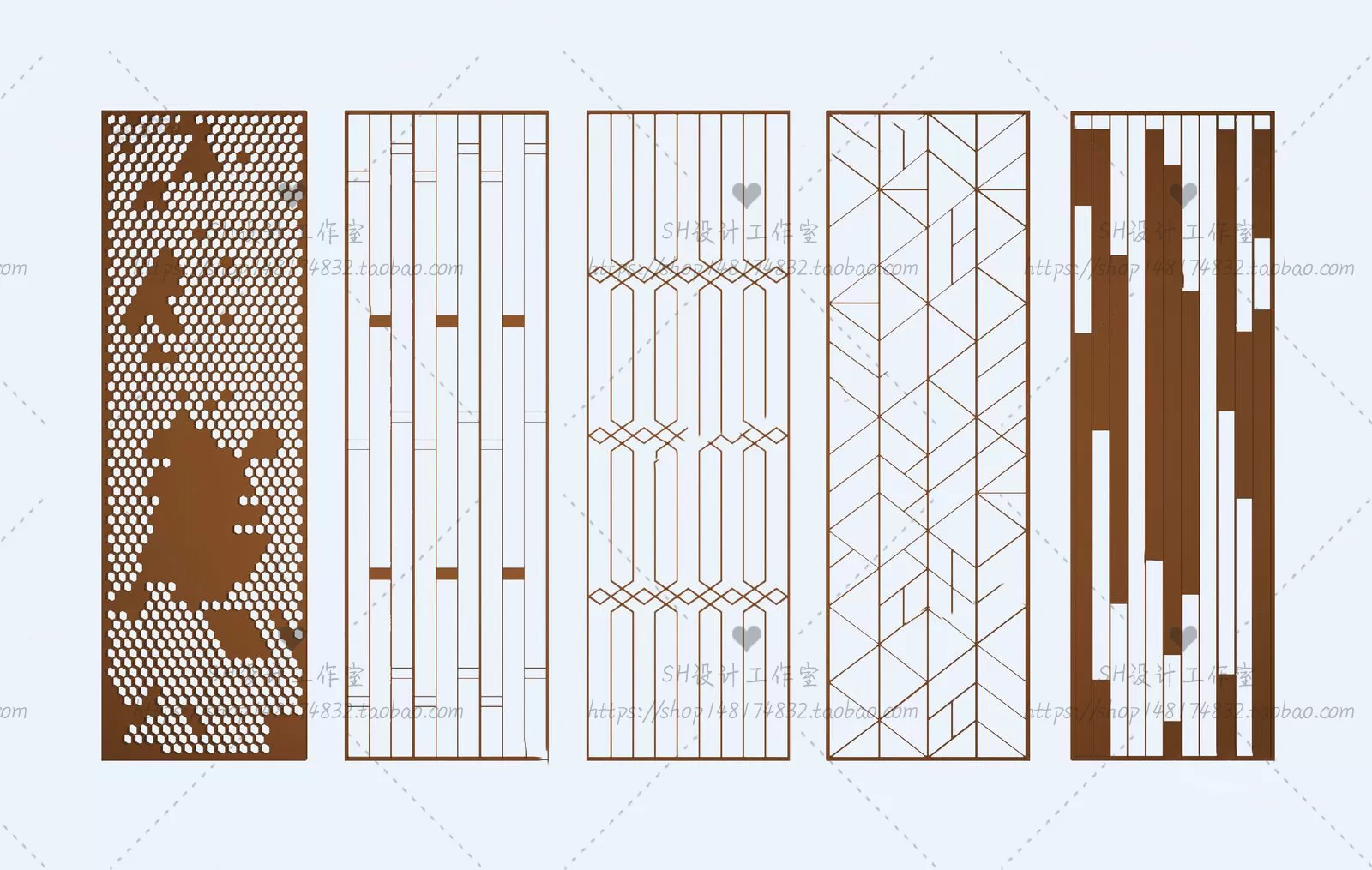 Screen Partition 3D Models – 0176 Screen Partition 3D Models – 0176