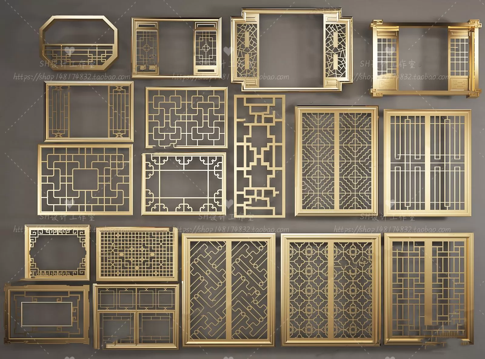 Screen Partition 3D Models – 0179 Screen Partition 3D Models – 0179