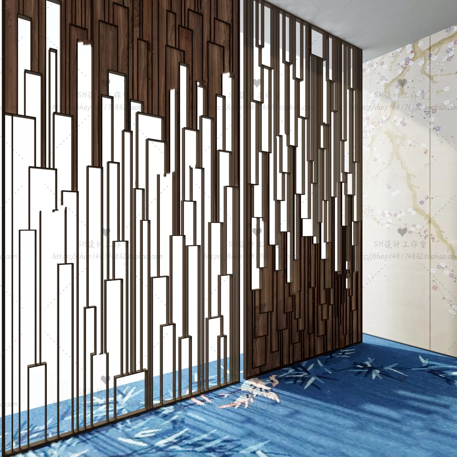 Screen Partition 3D Models – 0184 Screen Partition 3D Models – 0184