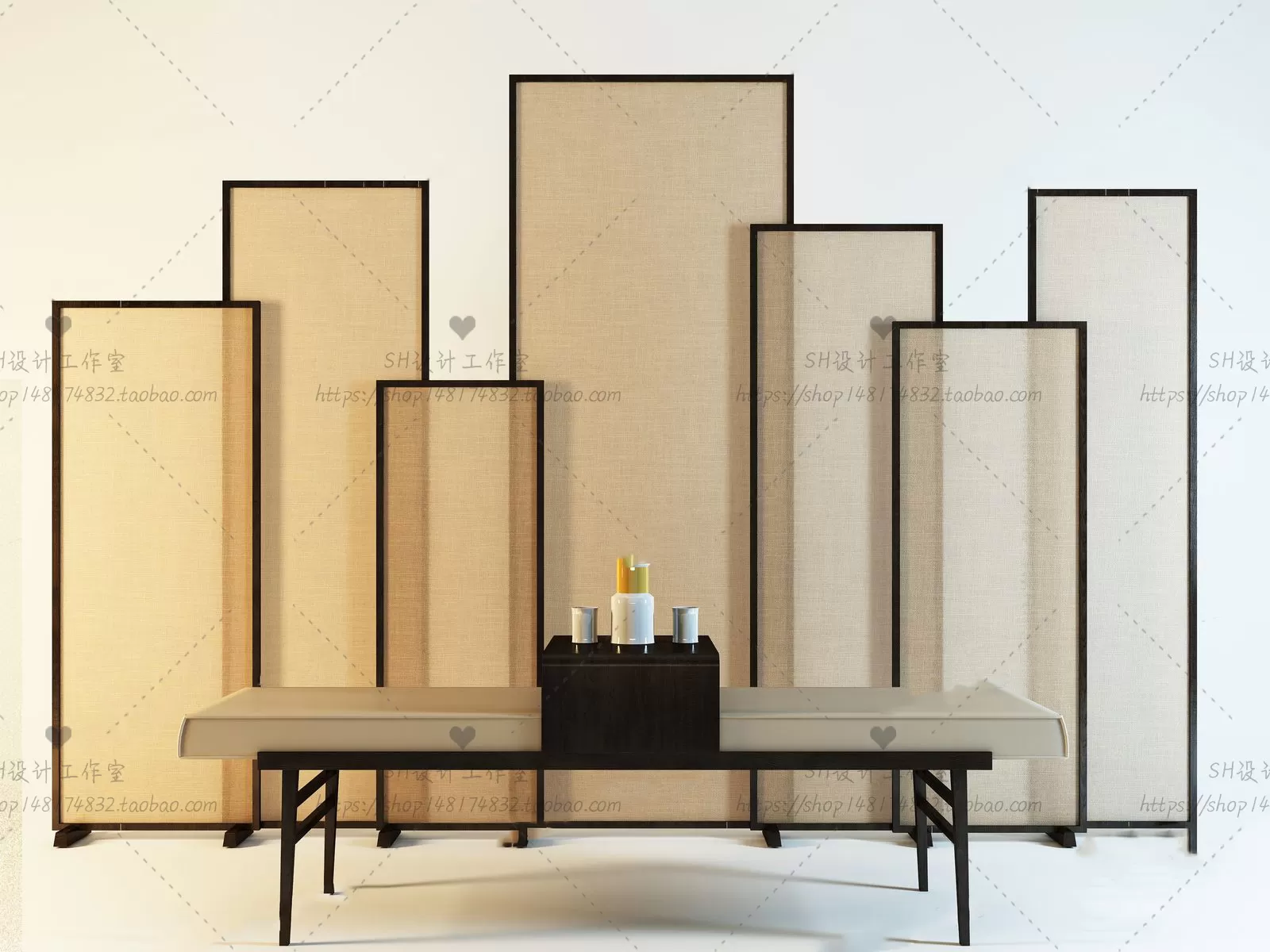 Screen Partition 3D Models – 0190 Screen Partition 3D Models – 0190