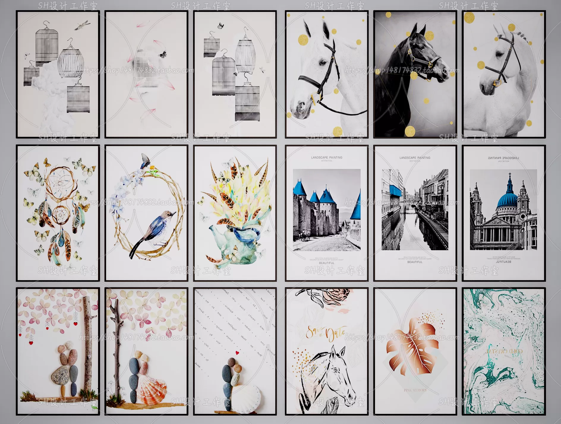 Decorative Painting – 3D Models – 0008