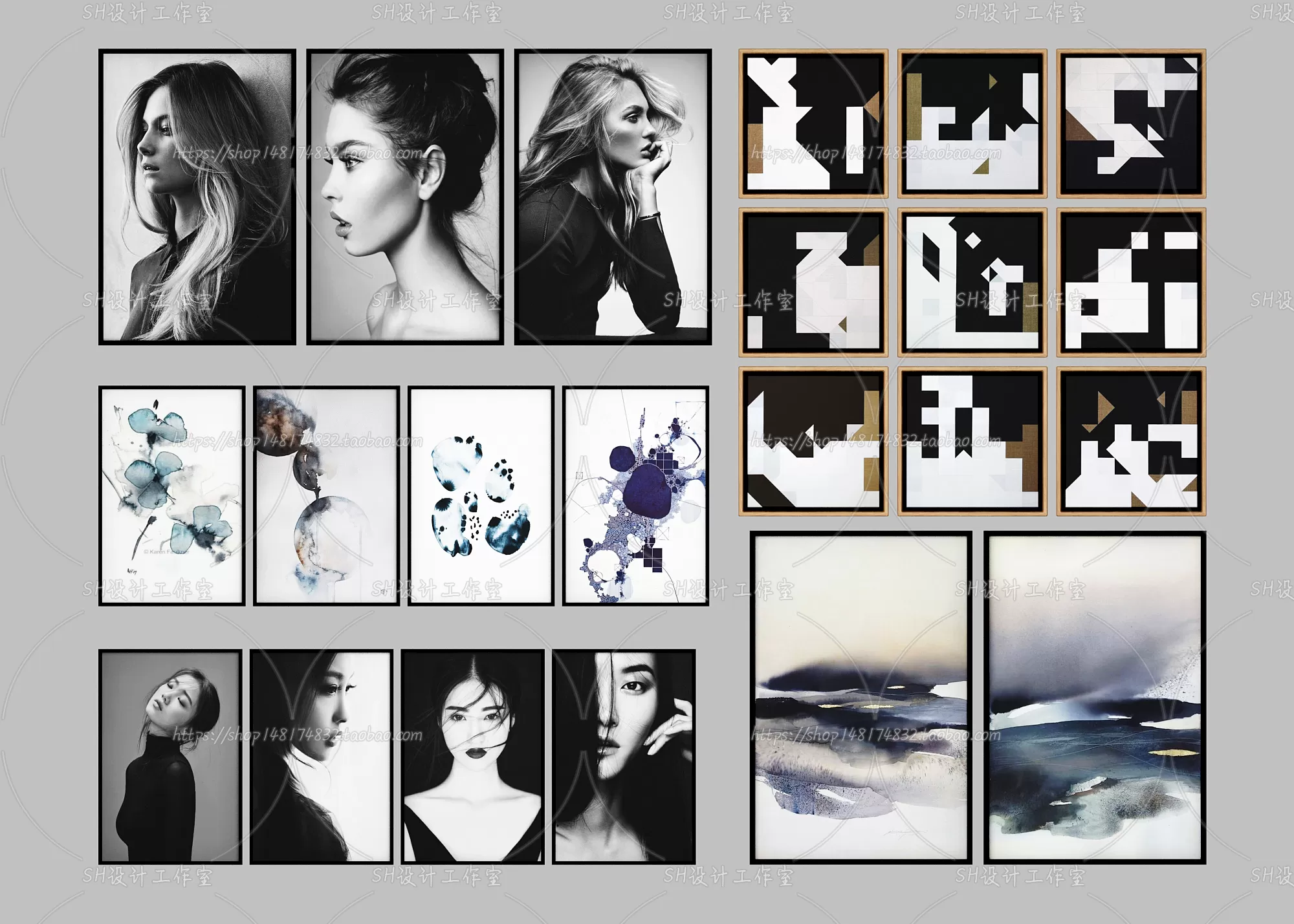 Decorative Painting – 3D Models – 0015