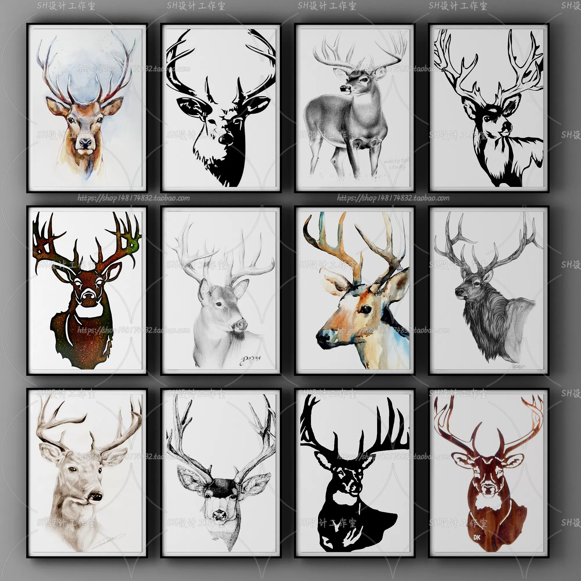 Decorative Painting – 3D Models – 0018