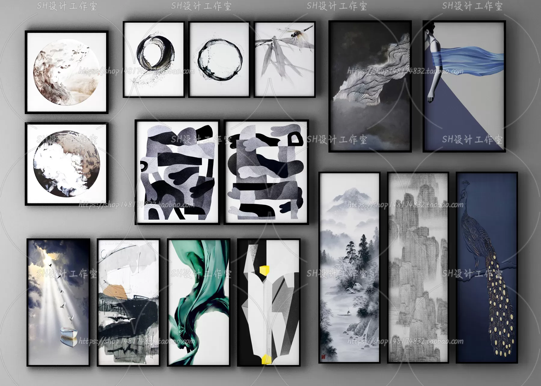 Decorative Painting – 3D Models – 0020