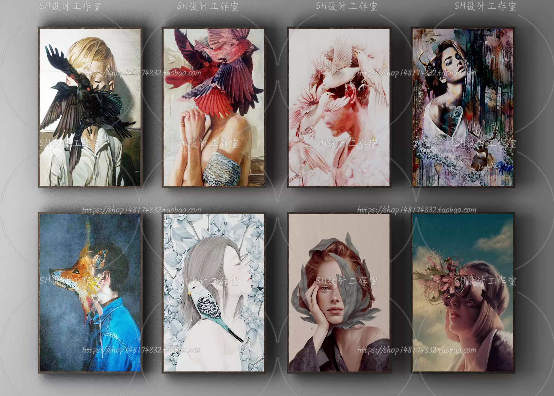 Decorative Painting – 3D Models – 0023