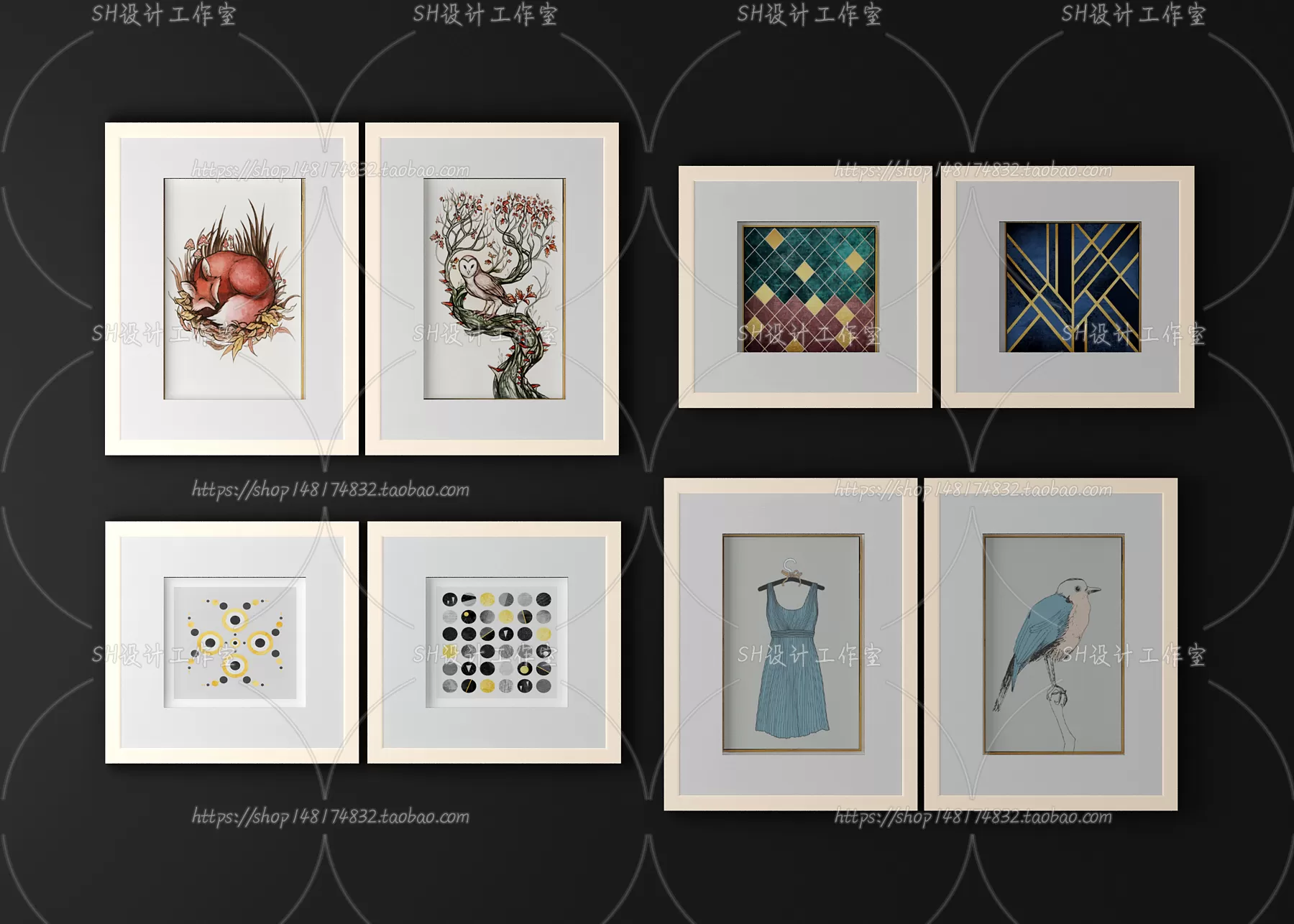 Decorative Painting – 3D Models – 0051