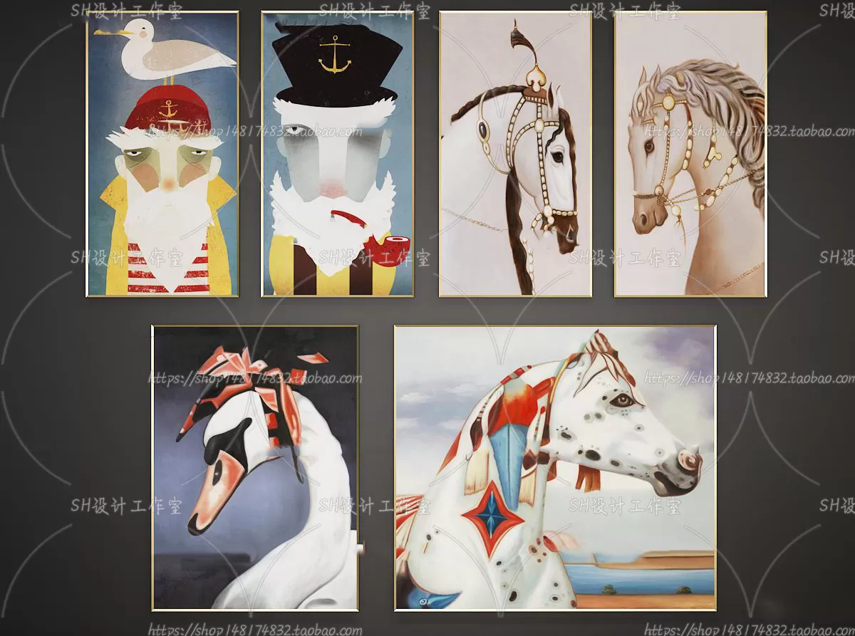 Decorative Painting – 3D Models – 0052