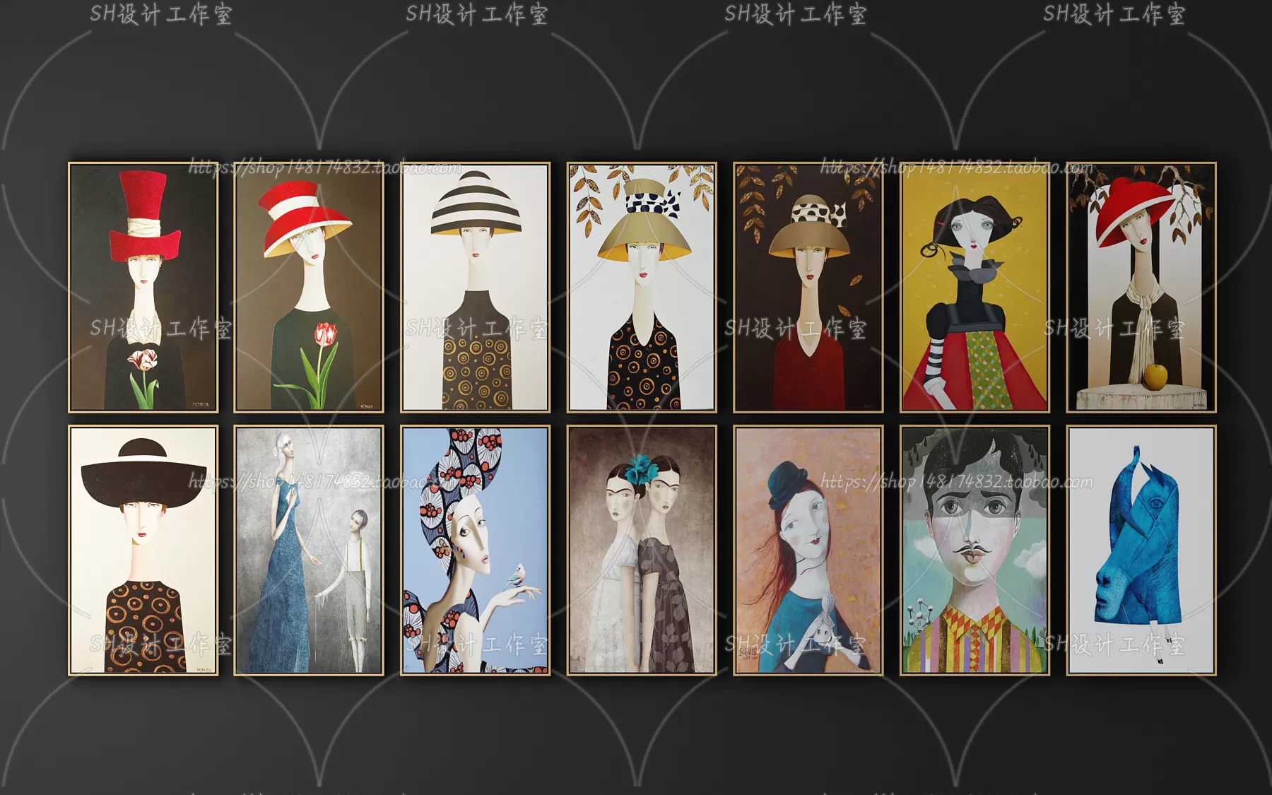 Decorative Painting – 3D Models – 0053