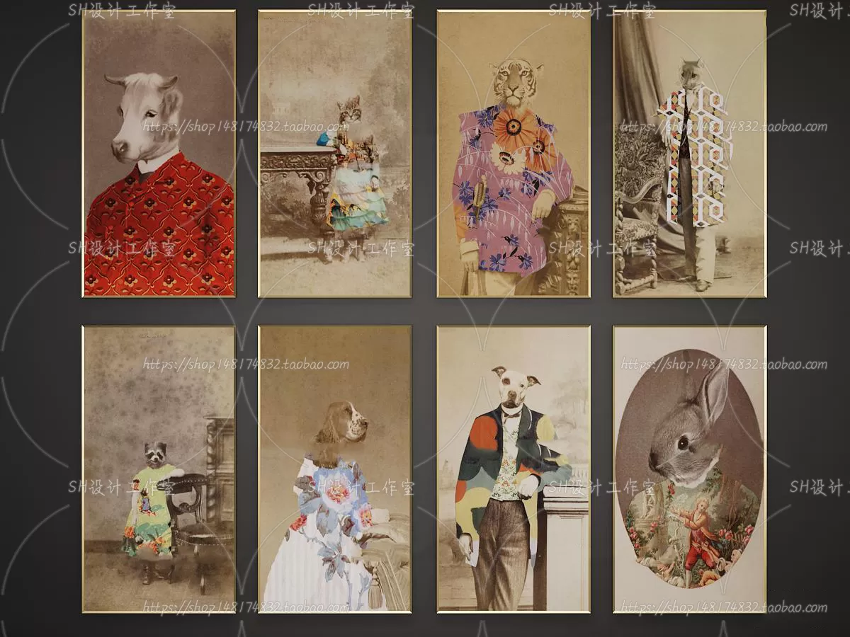 Decorative Painting – 3D Models – 0054