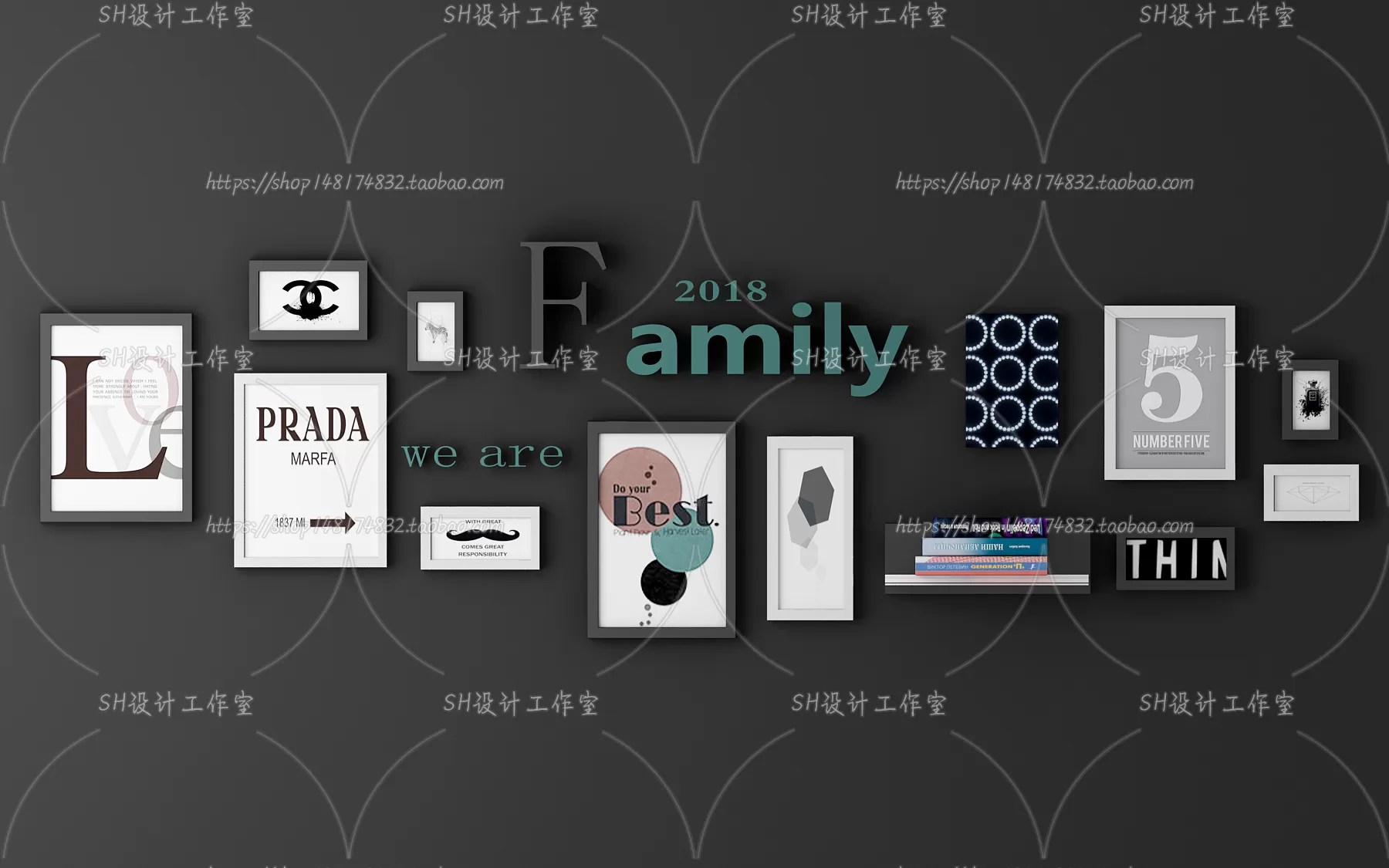 Decorative Painting – 3D Models – 0069