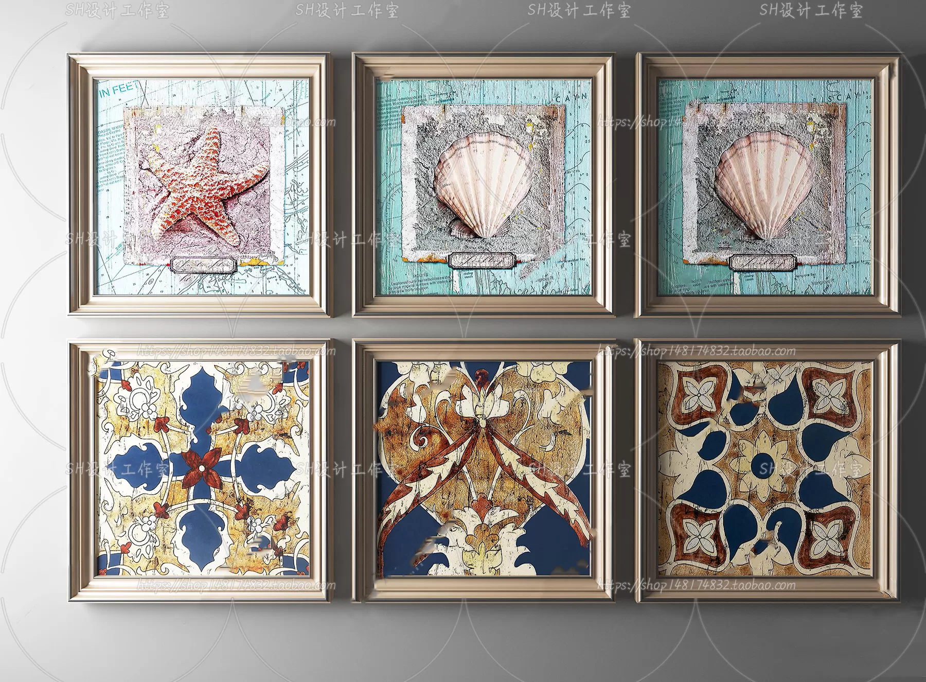 Decorative Painting – 3D Models – 0074