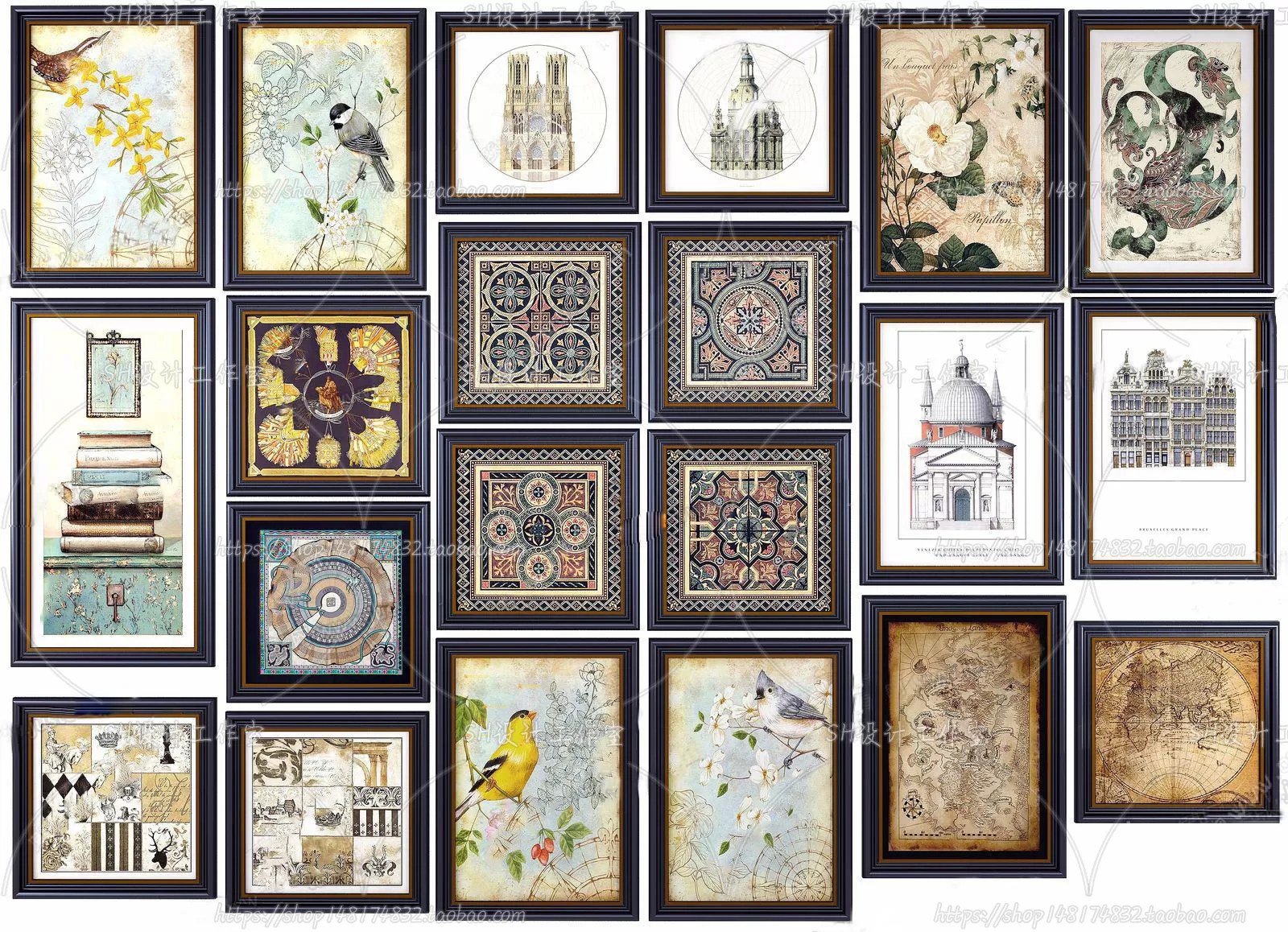 Decorative Painting – 3D Models – 0078