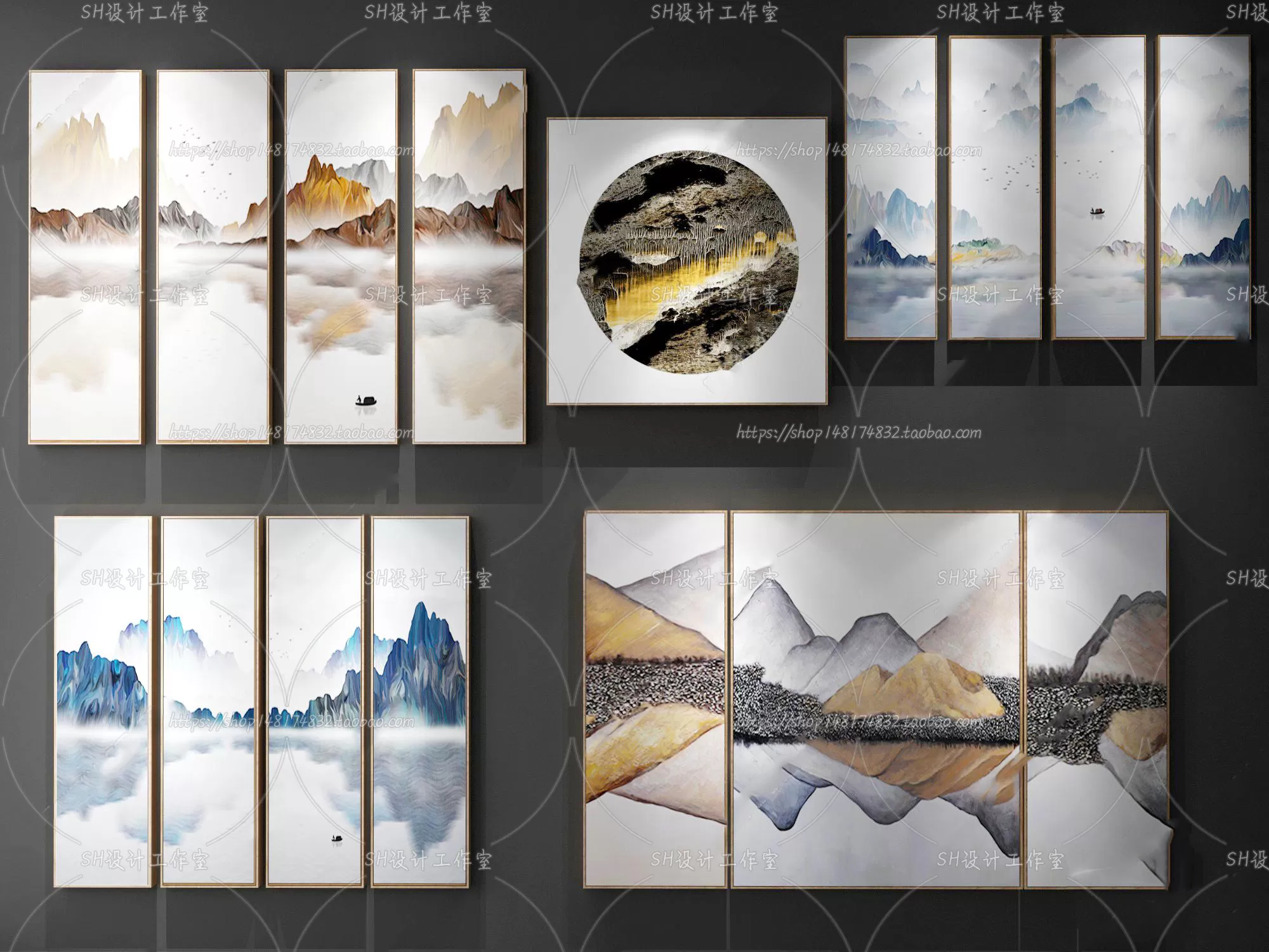 Decorative Painting – 3D Models – 0090