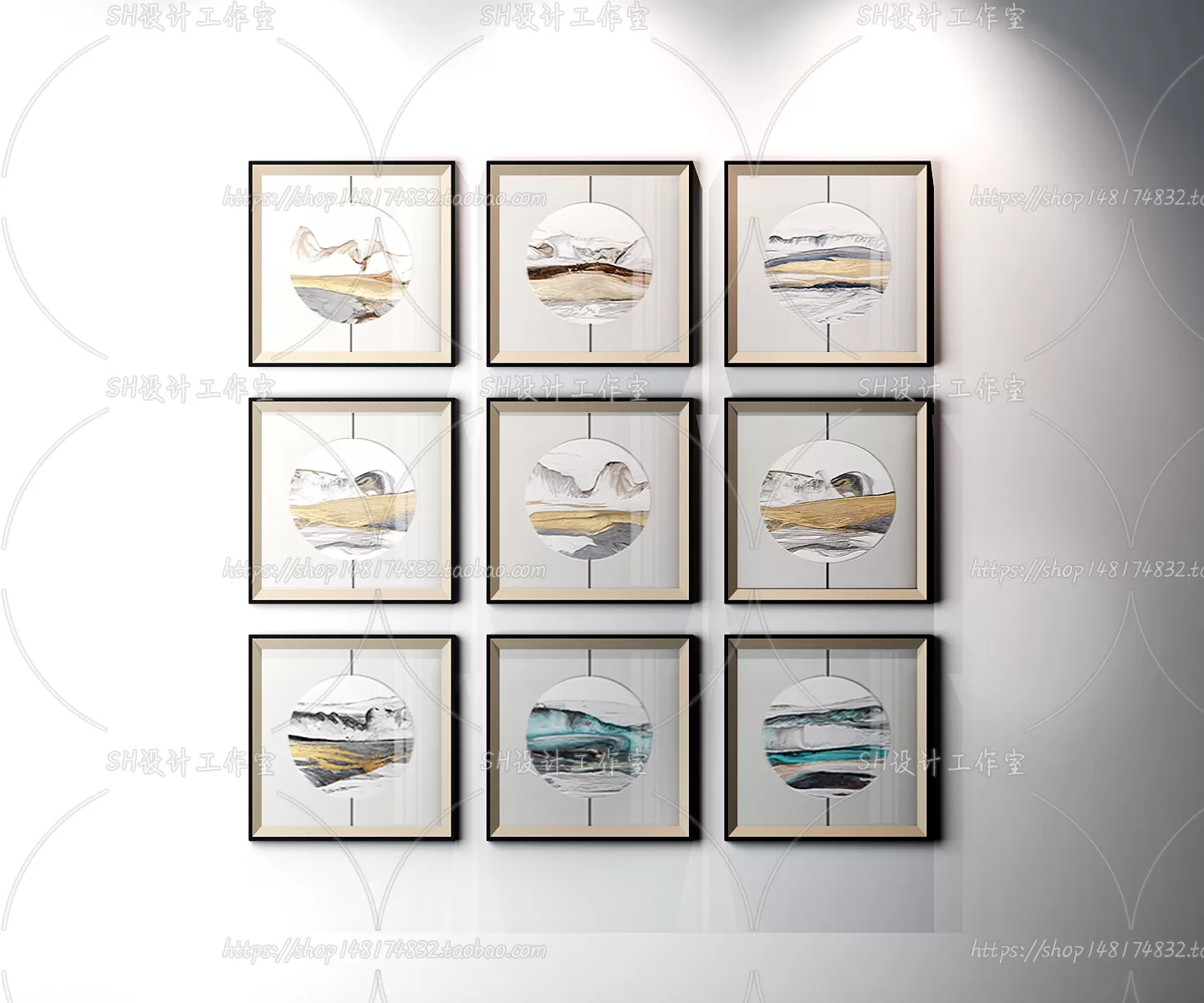 Decorative Painting – 3D Models – 0095