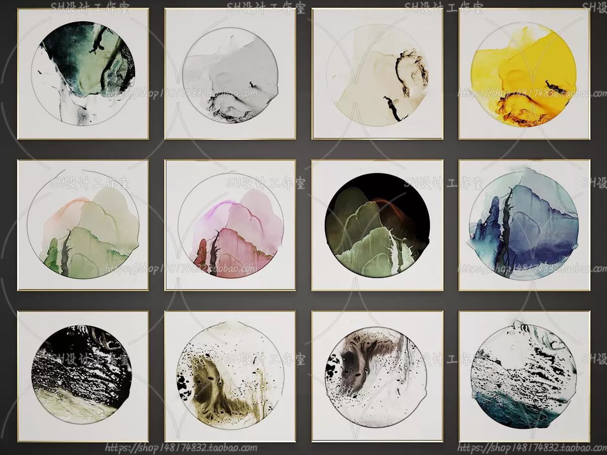 Decorative Painting – 3D Models – 0096