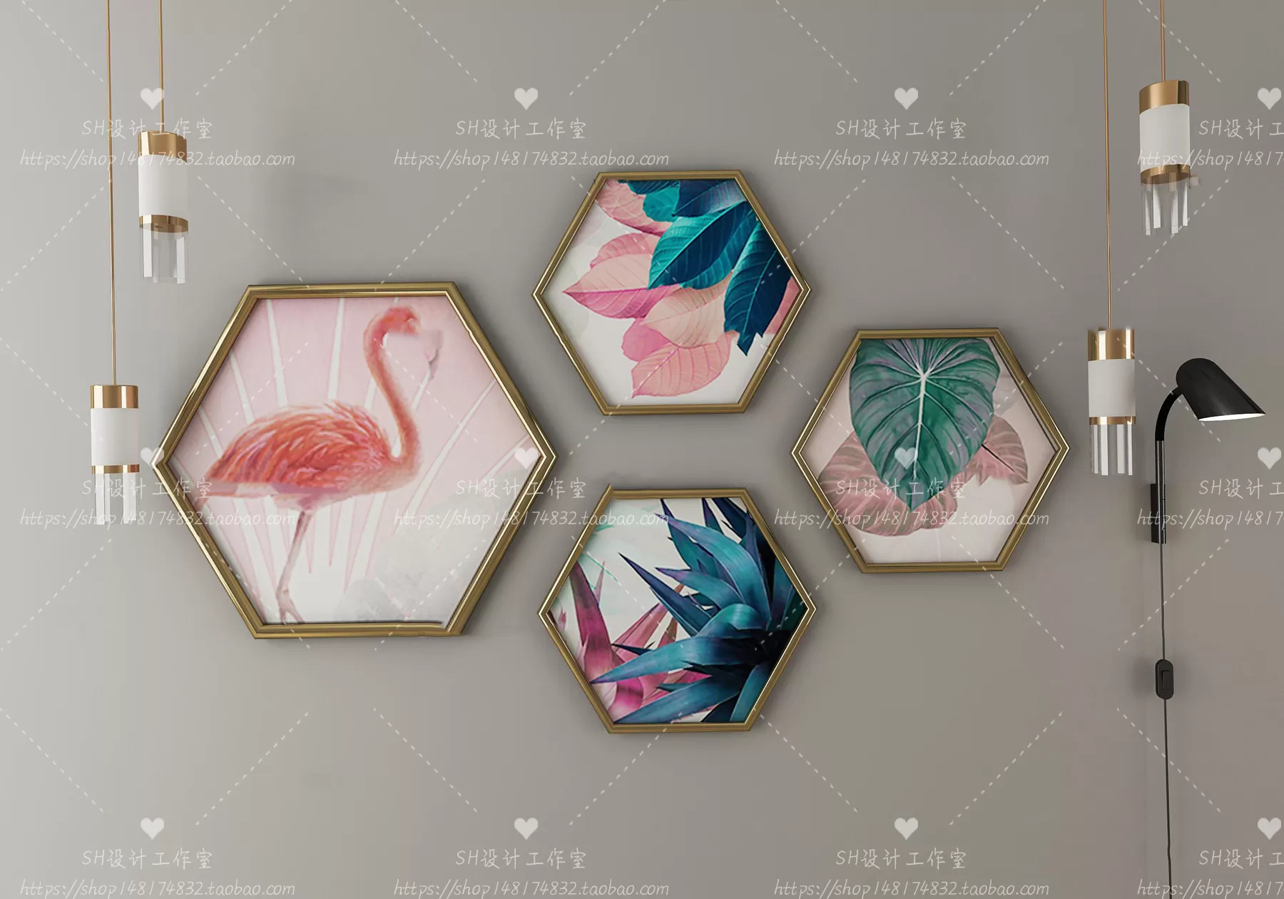 Decorative Painting – 3D Models – 0107