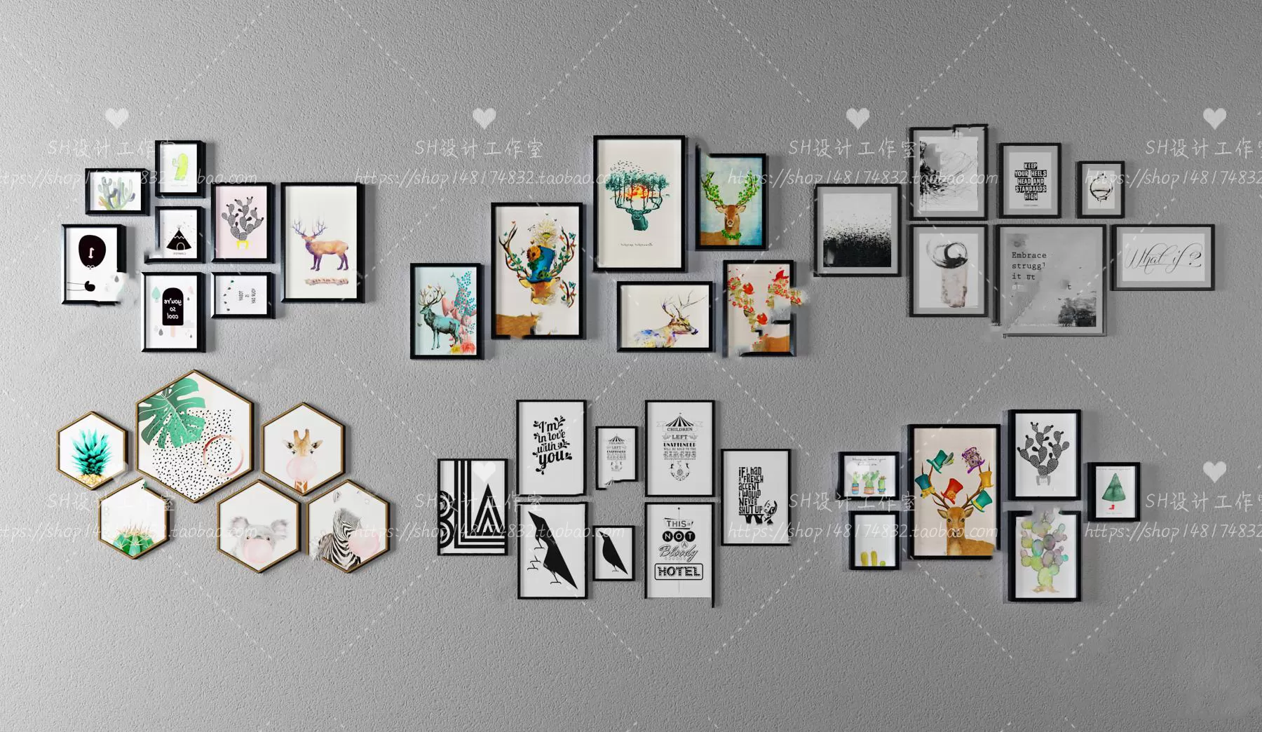 Decorative Painting – 3D Models – 0108