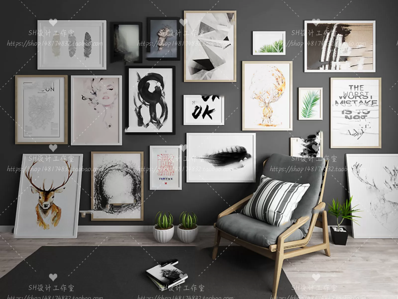 Decorative Painting – 3D Models – 0112