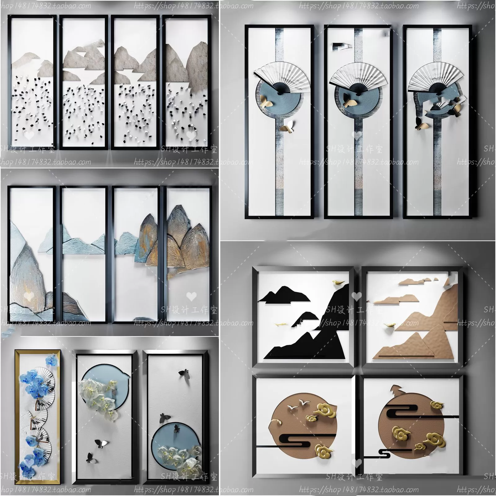 Decorative Painting – 3D Models – 0127