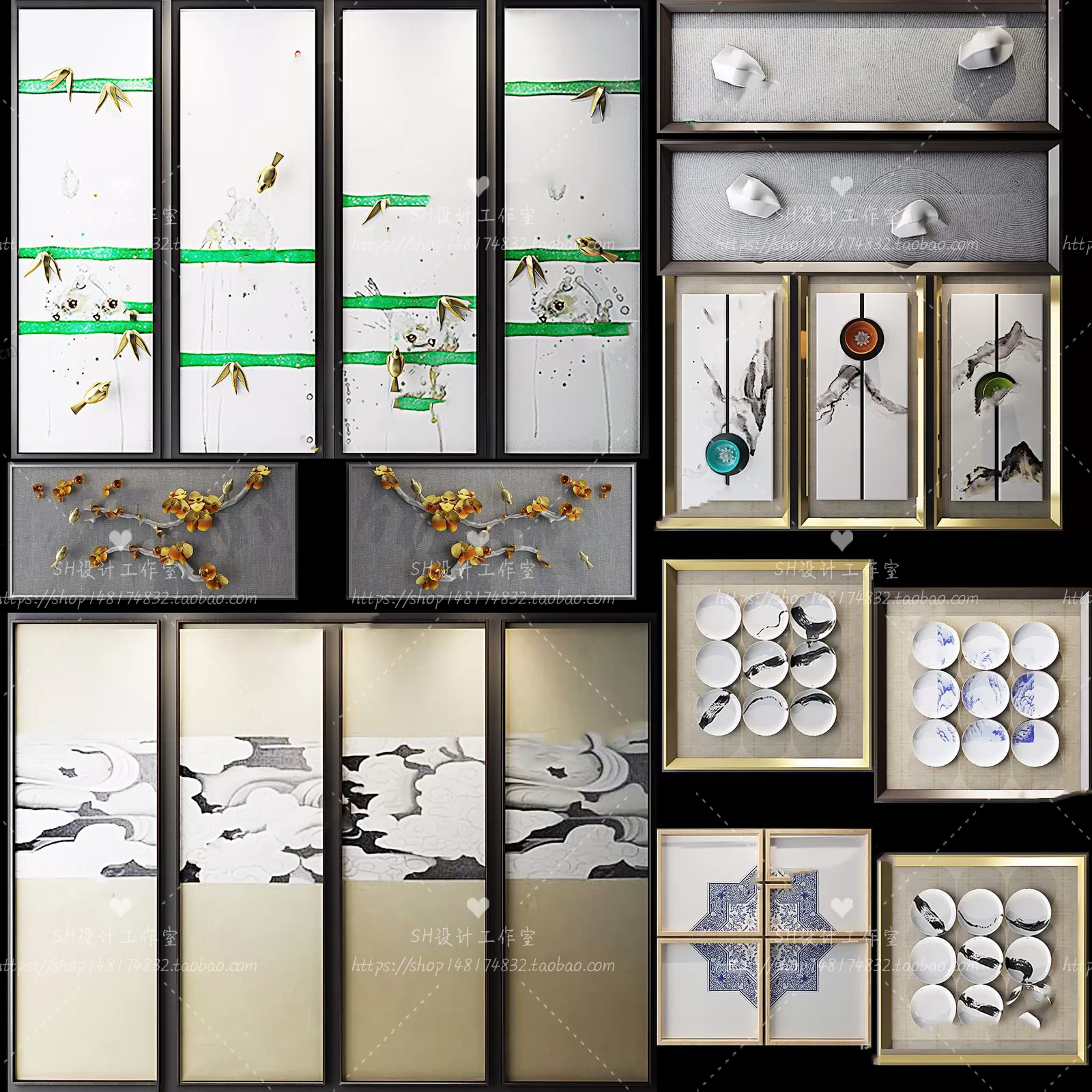 Decorative Painting – 3D Models – 0129