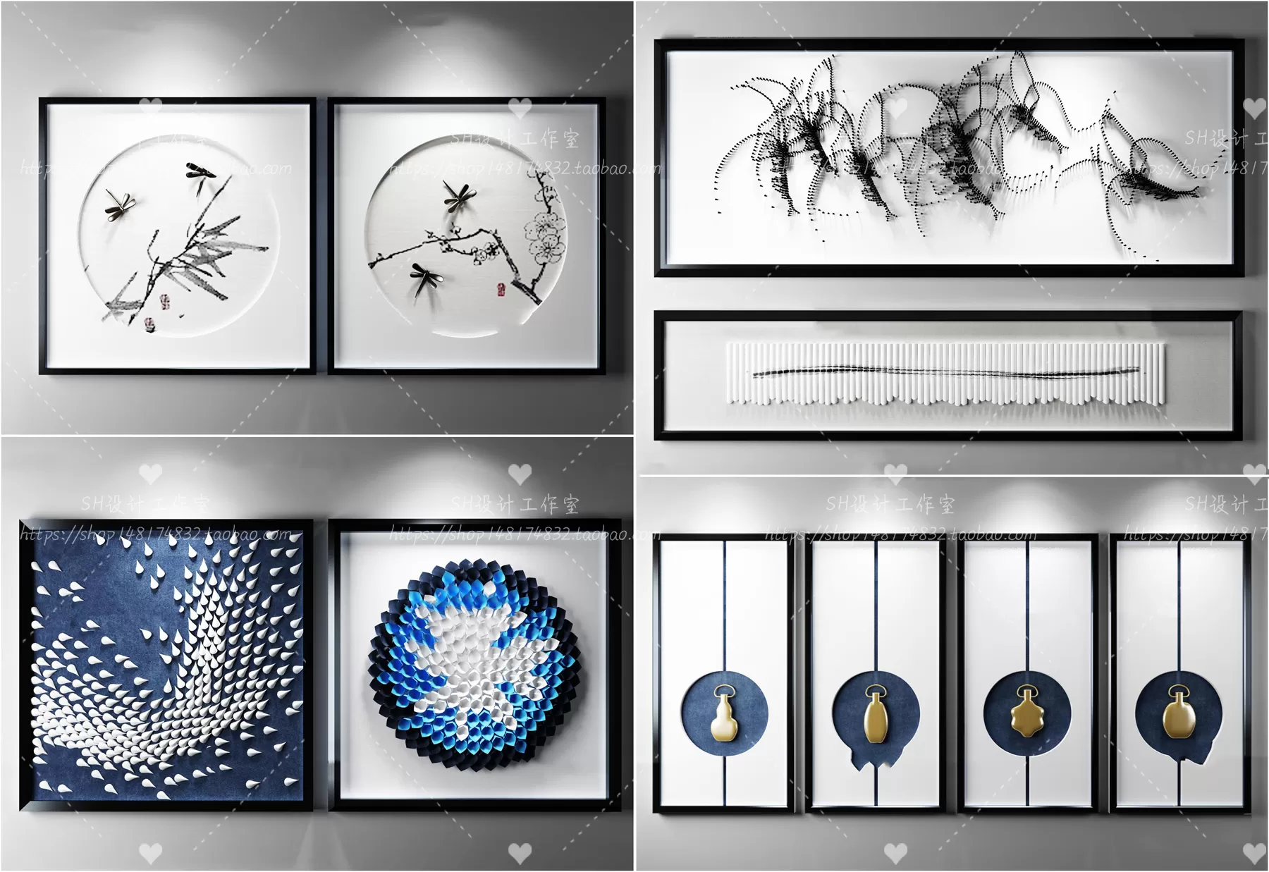 Decorative Painting – 3D Models – 0134