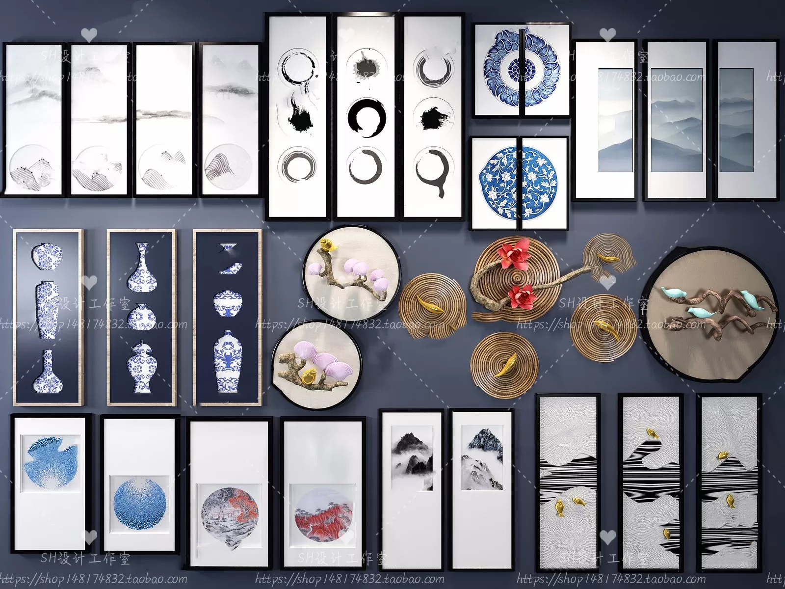 Decorative Painting – 3D Models – 0135