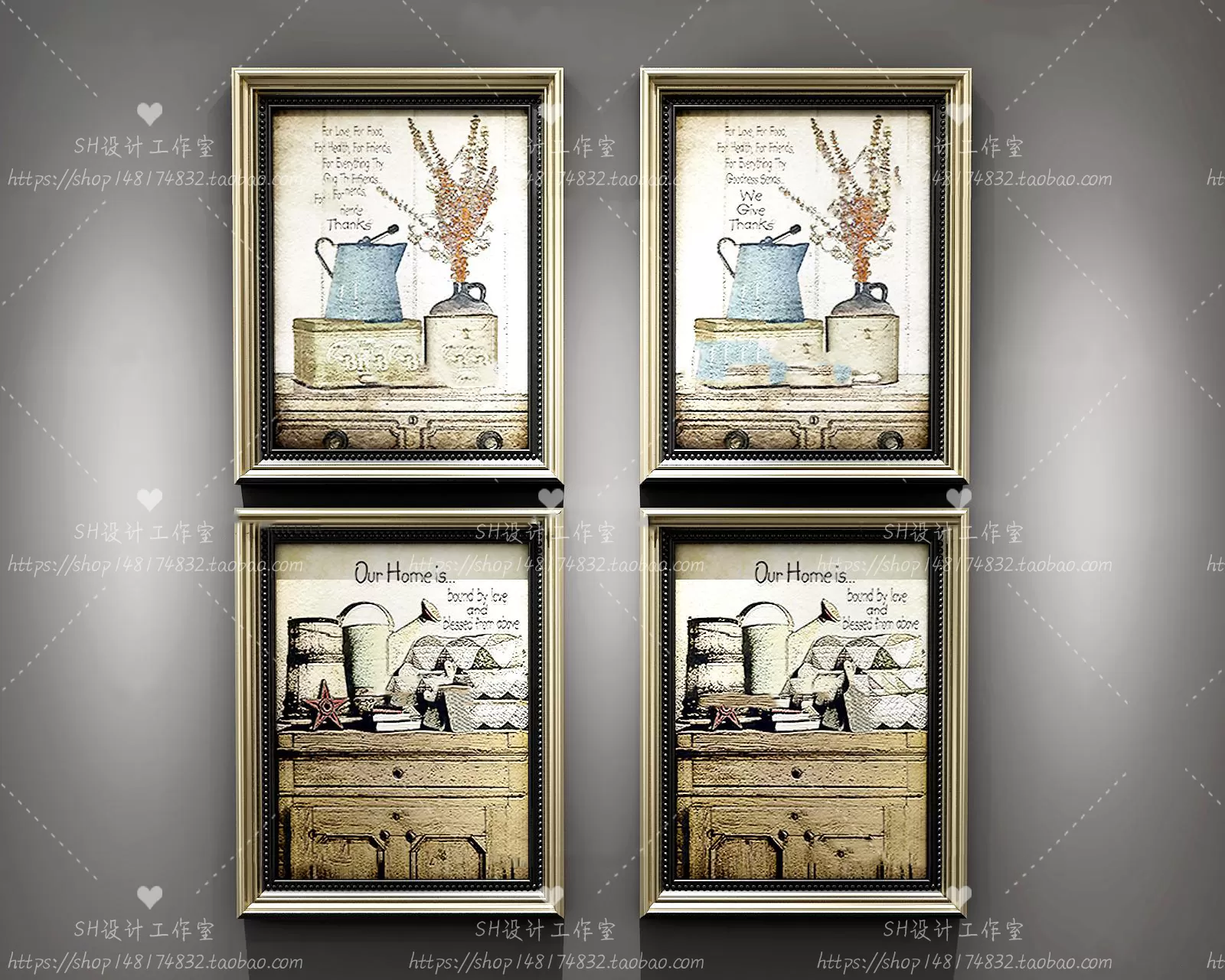 Decorative Painting – 3D Models – 0143