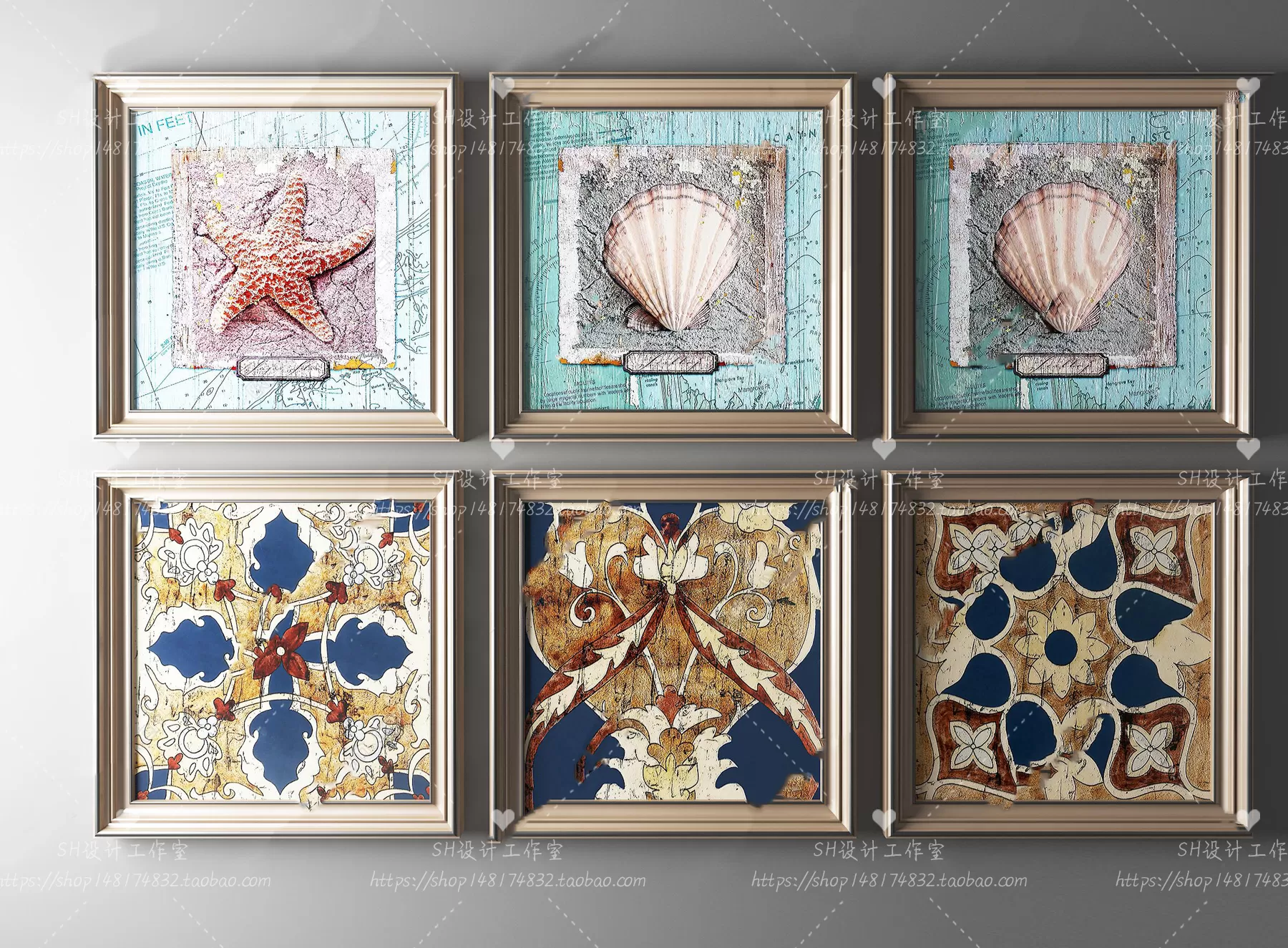 Decorative Painting – 3D Models – 0147