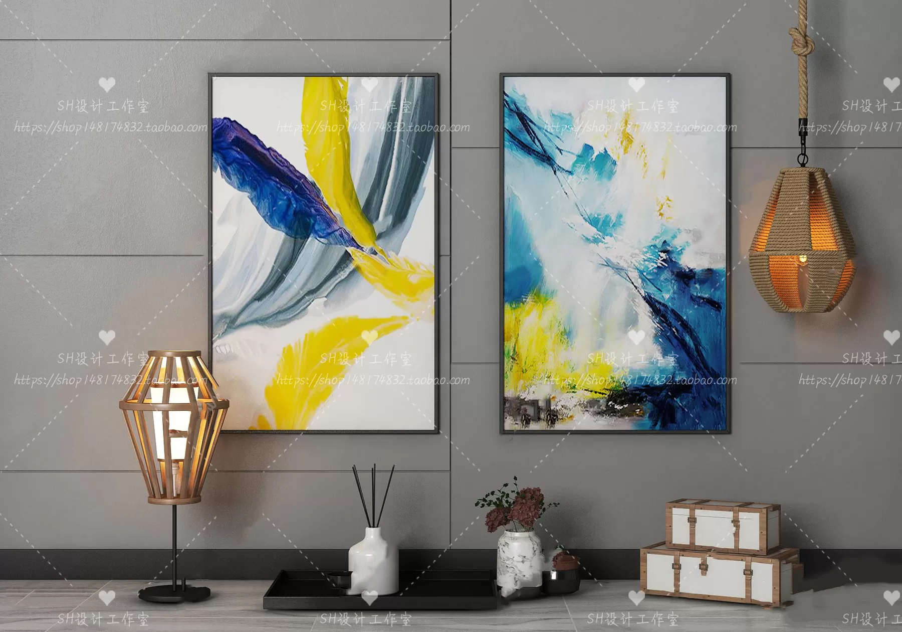 Decorative Painting – 3D Models – 0155