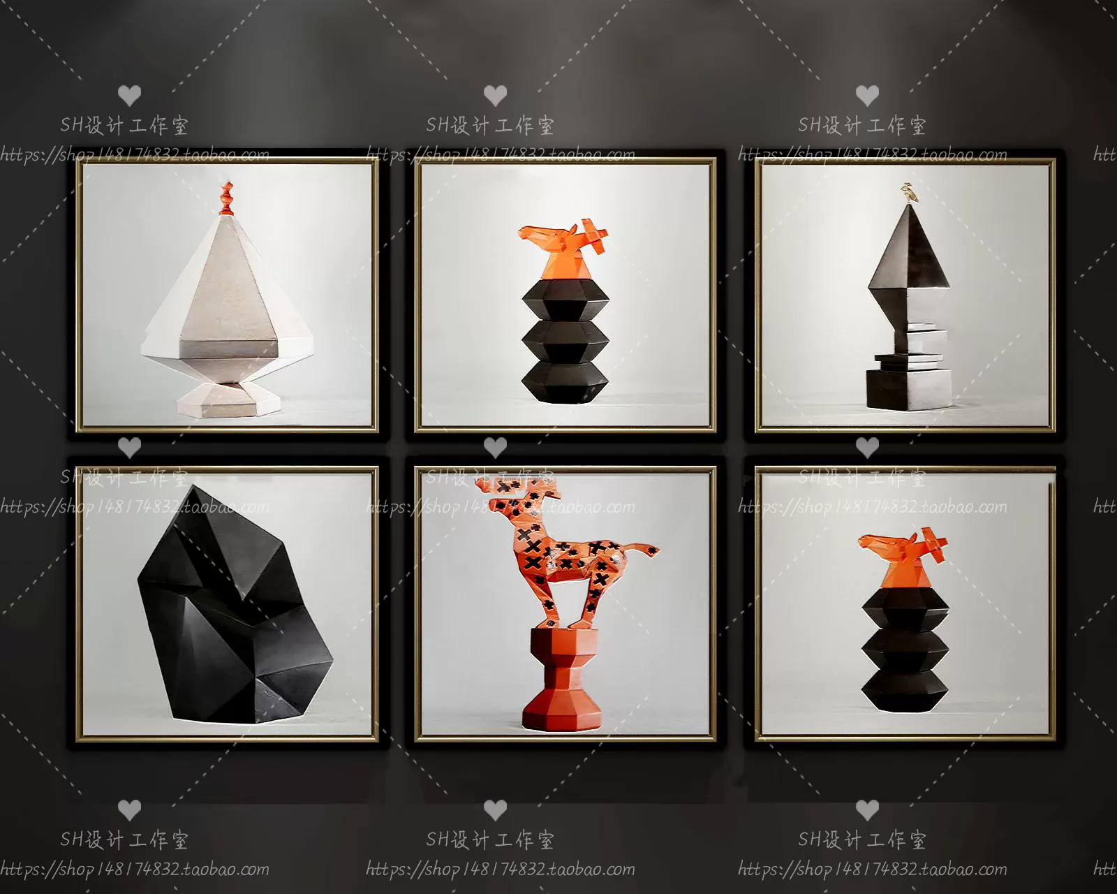 Decorative Painting – 3D Models – 0160