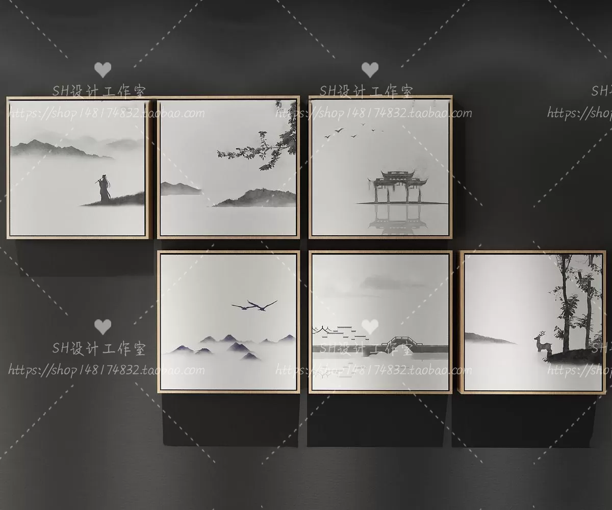 Decorative Painting – 3D Models – 0180